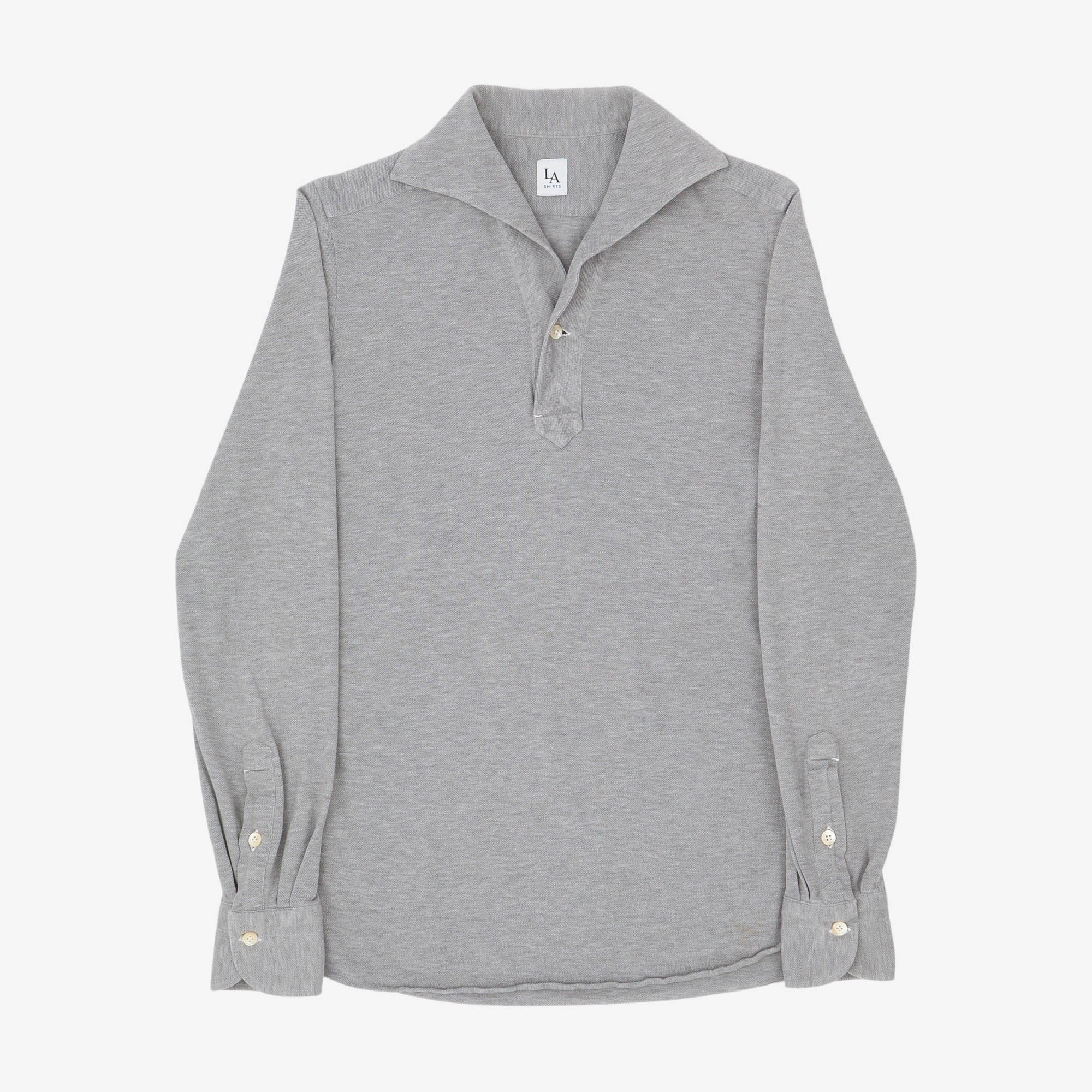 Friday Open Collar LS Polo