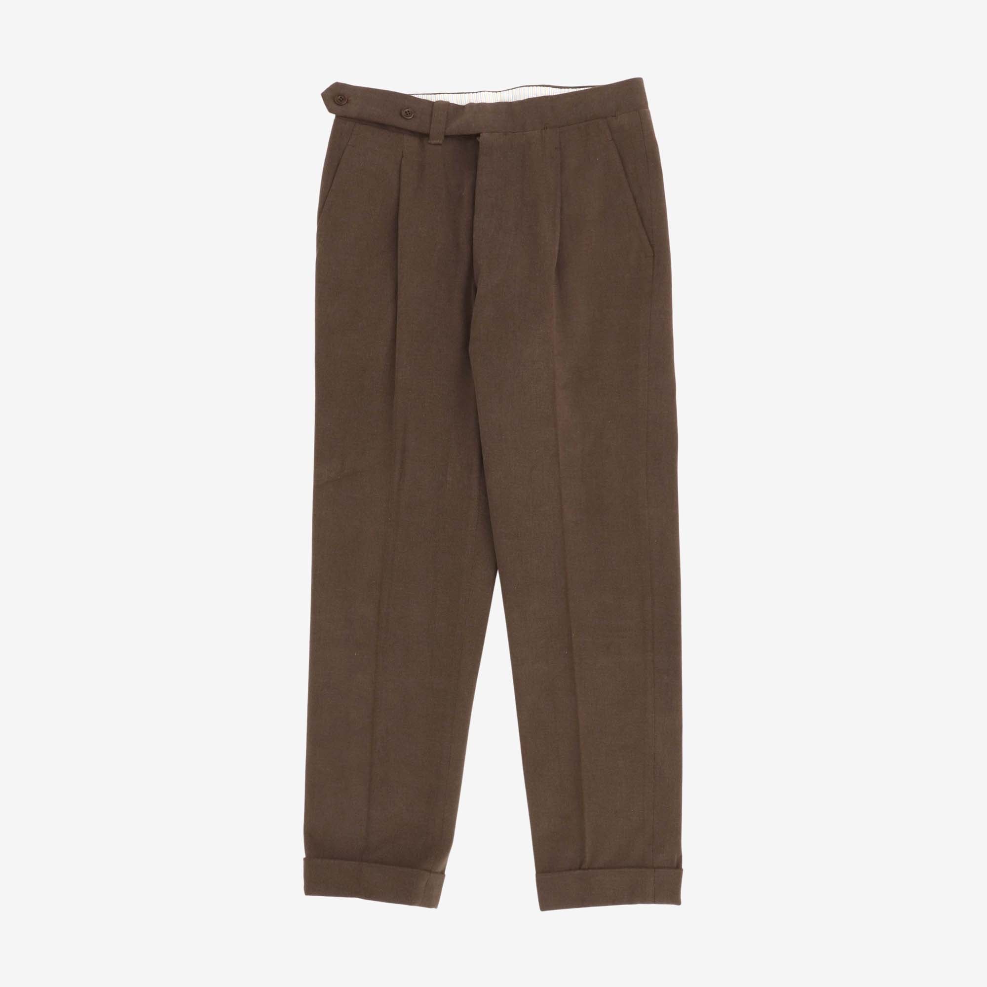 Pleated Trousers (30W X 30L)