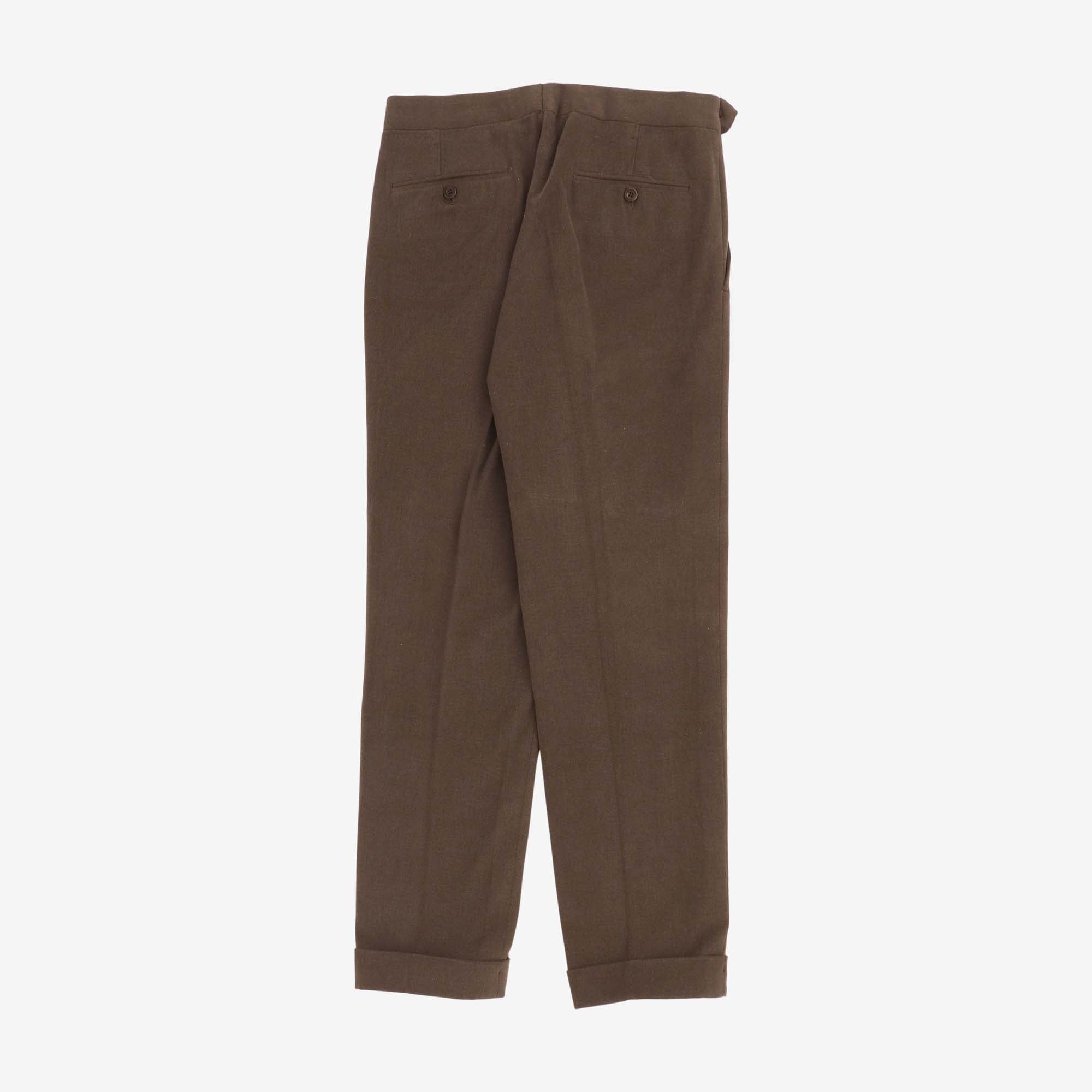 Pleated Trousers (30W X 30L)