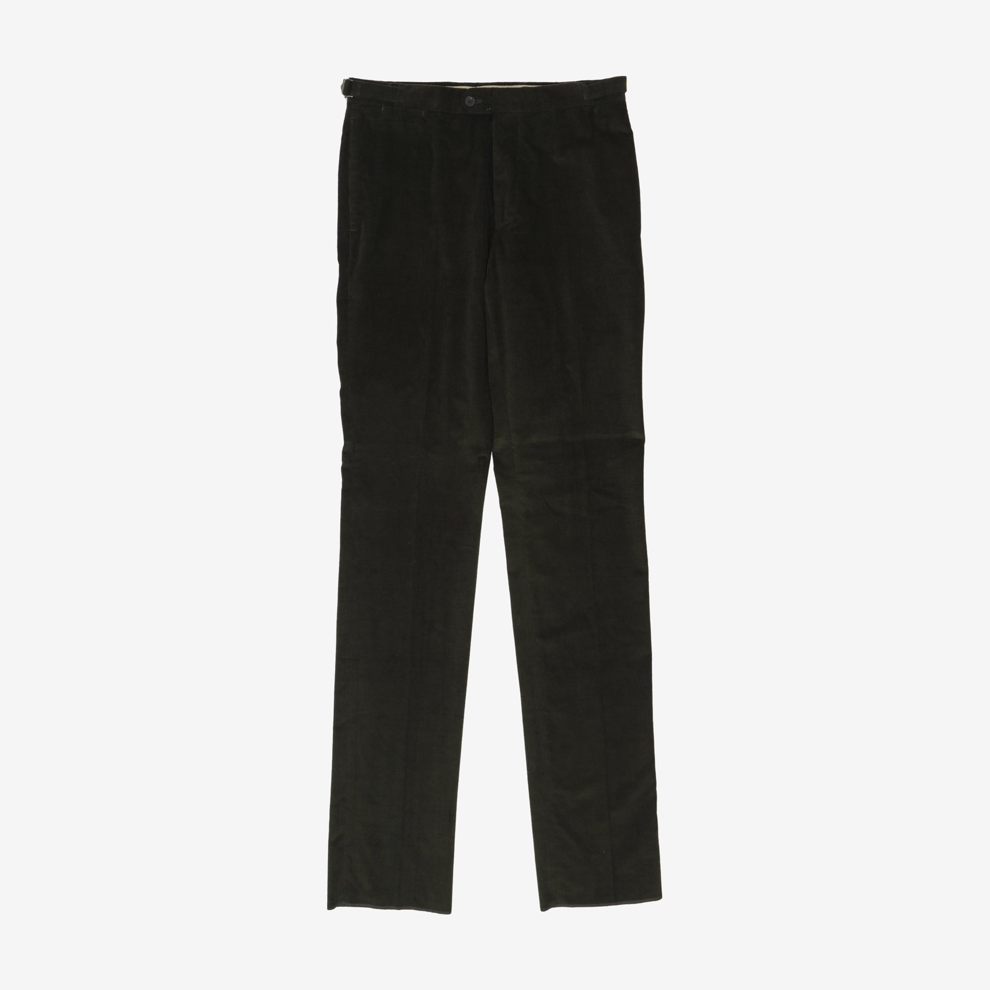 Corduroy Flat Front Trousers (30W X 37L)