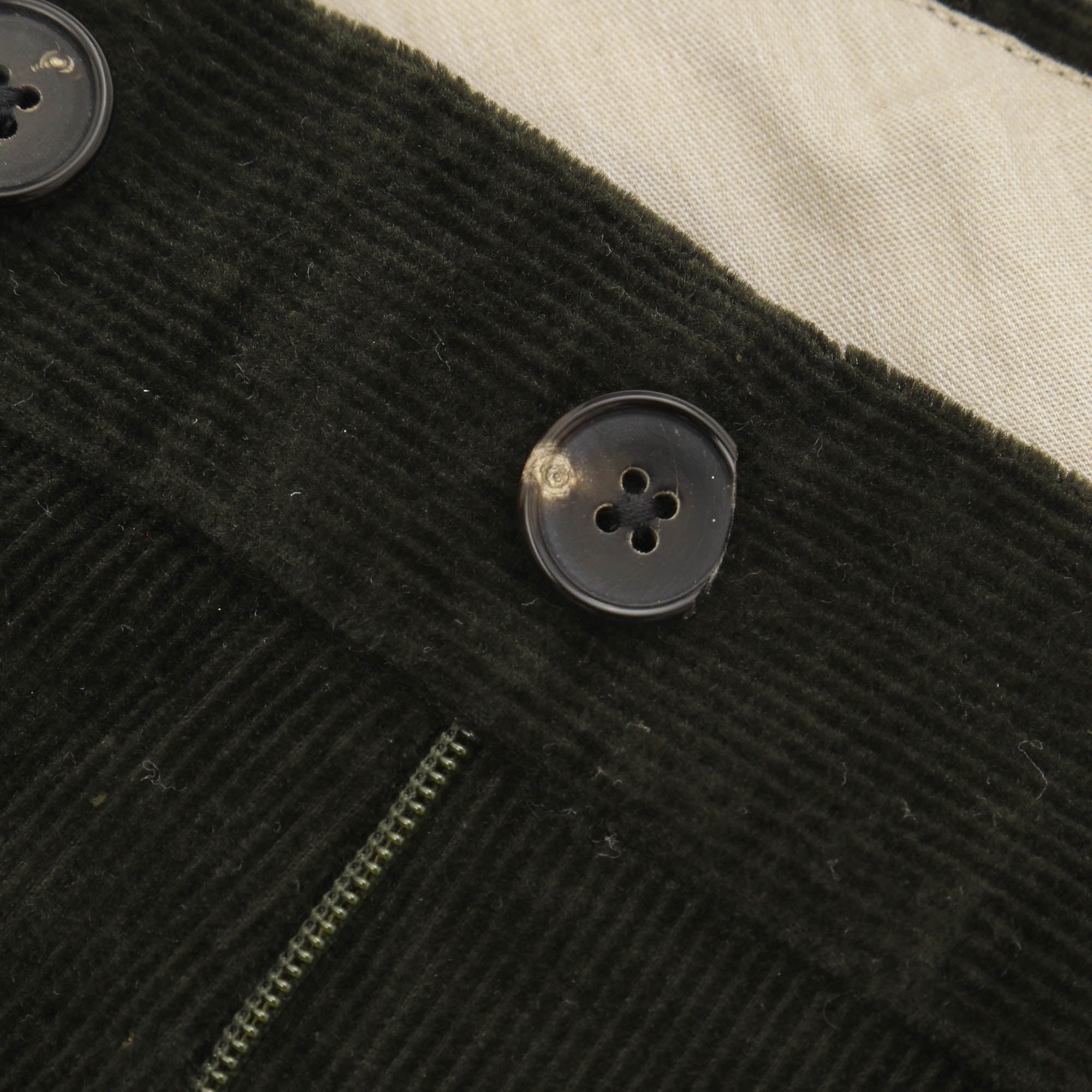 Corduroy Flat Front Trousers (30W X 37L)