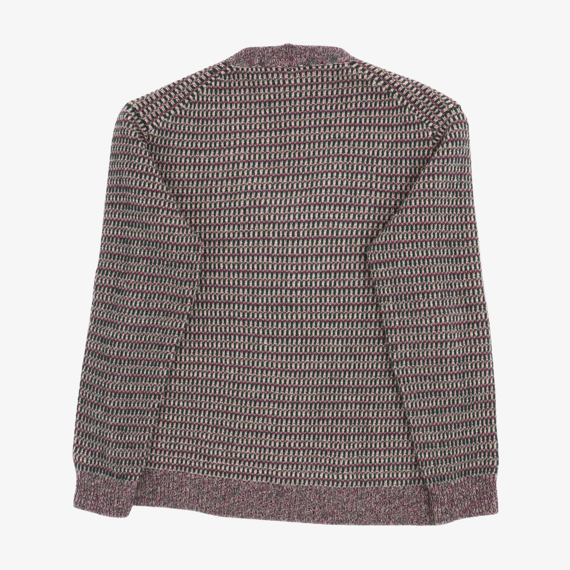 Geelong Wool Jacquard Cardigan