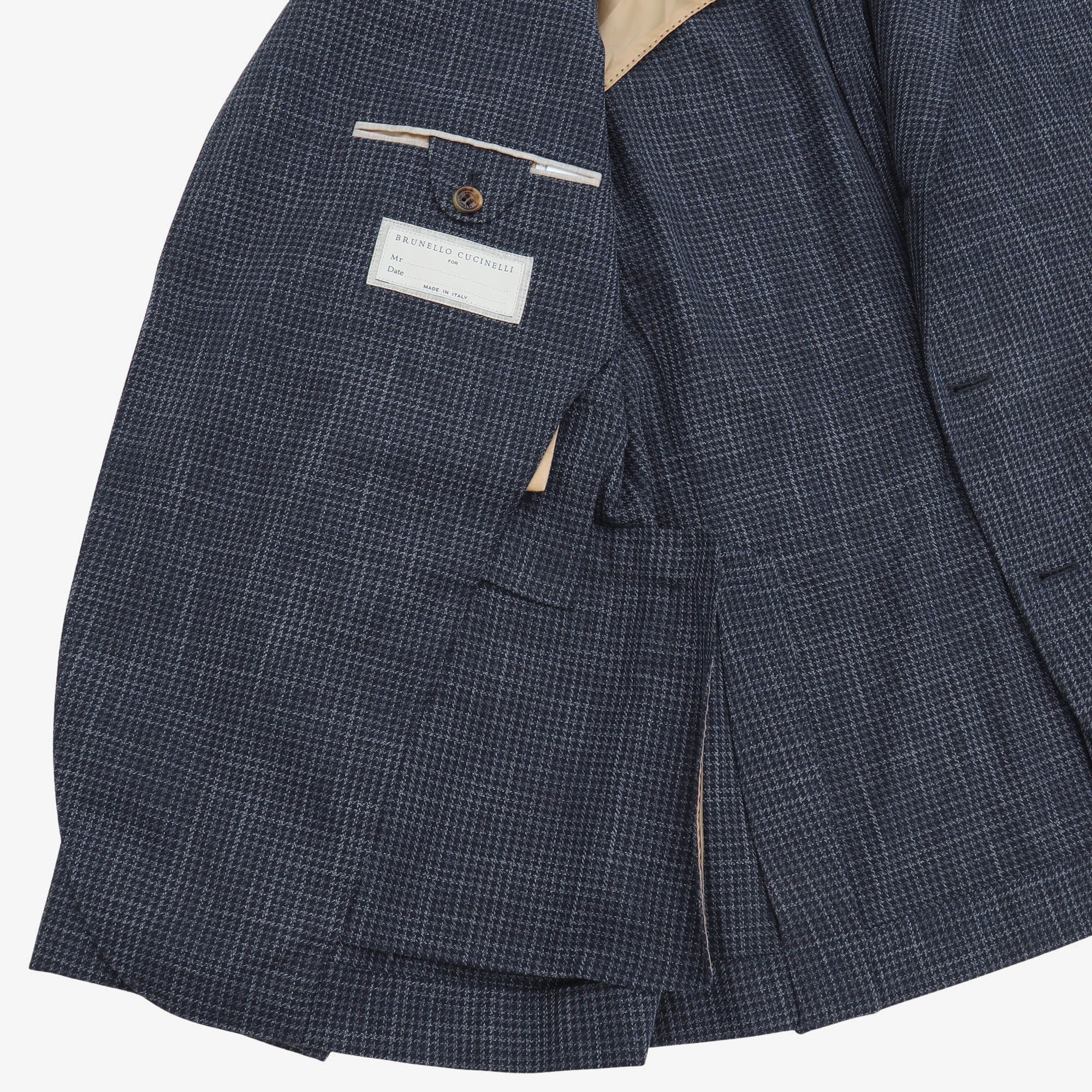 Deconstructed Check Blazer