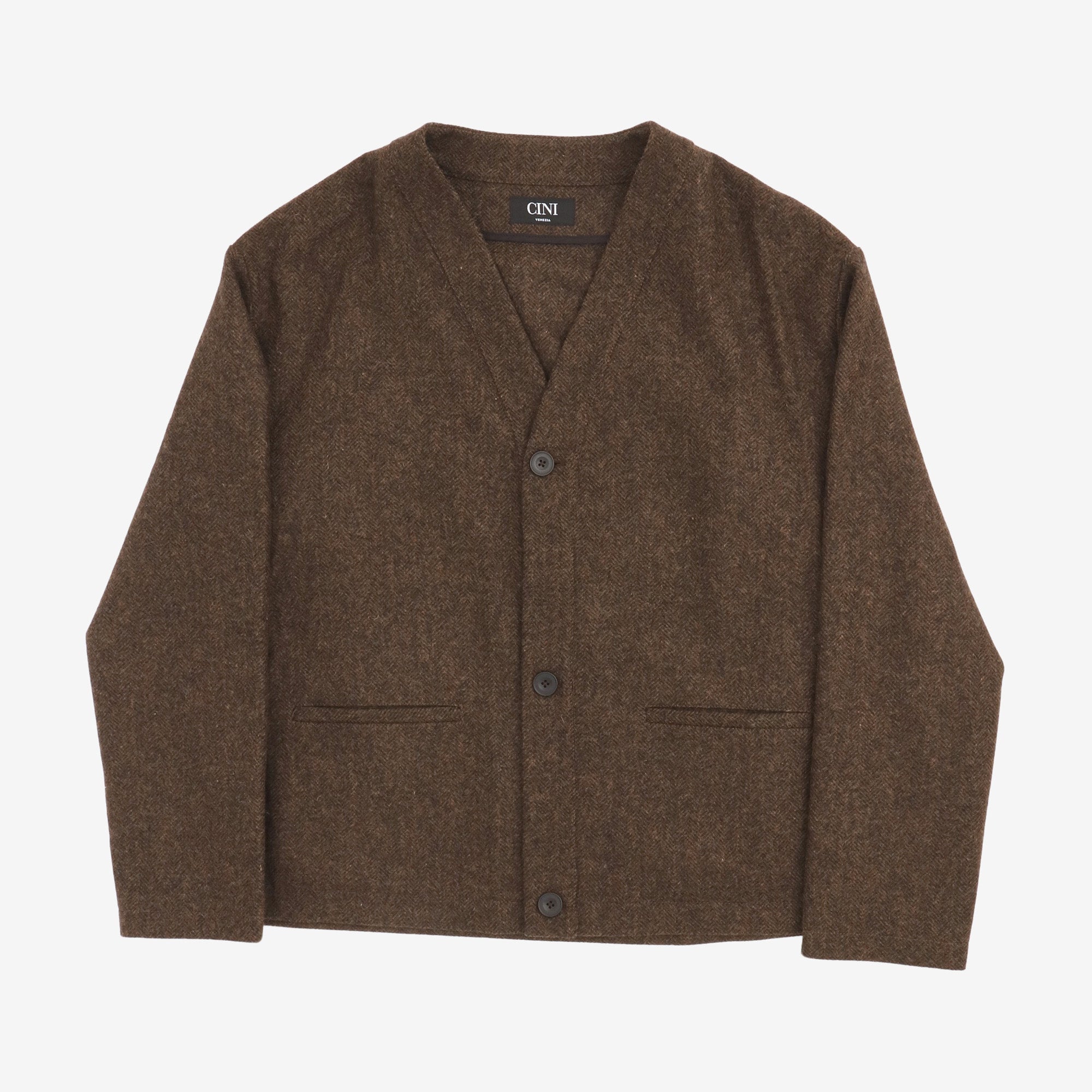 Wool V Neck Cardigan
