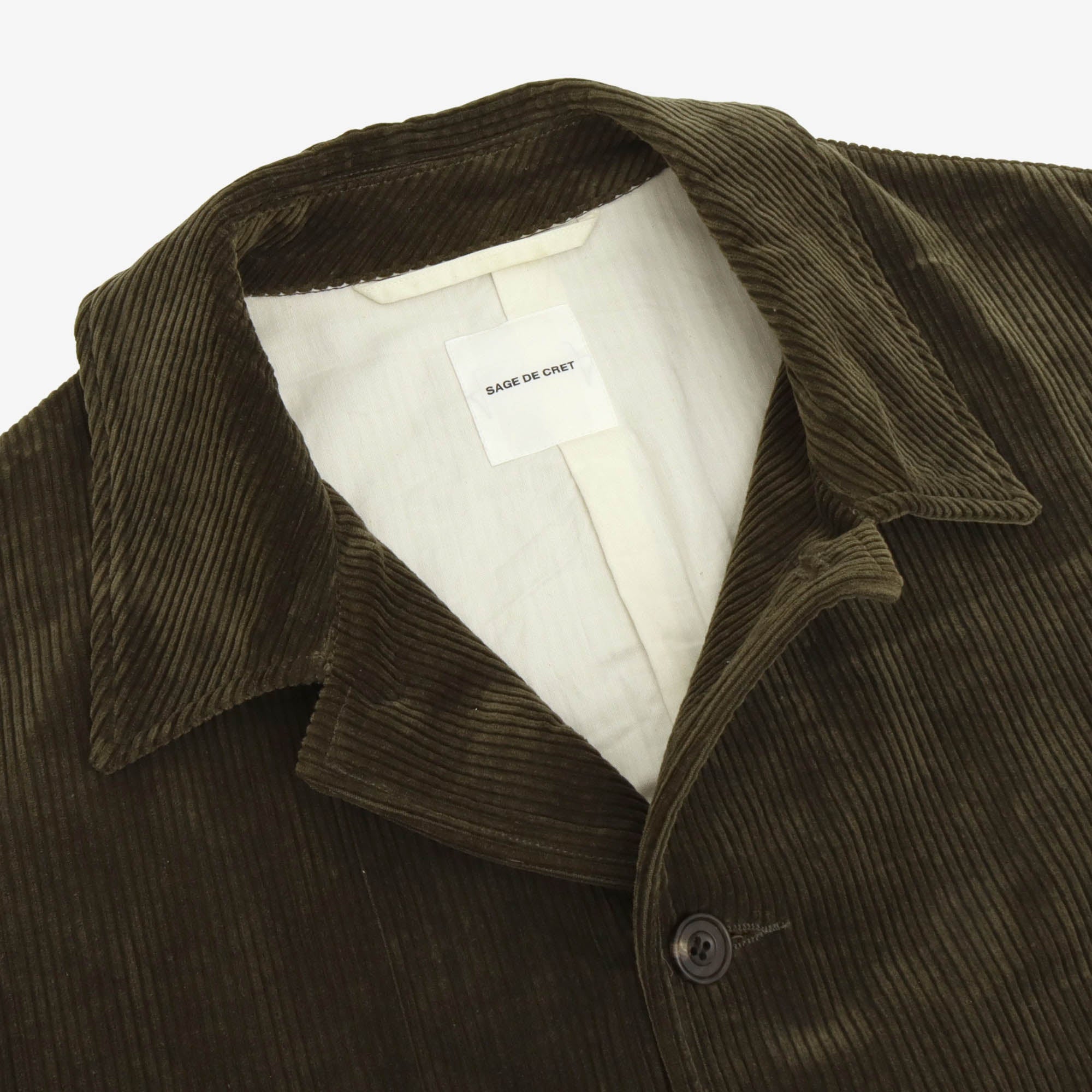 Corduroy Coverall Short Jacket