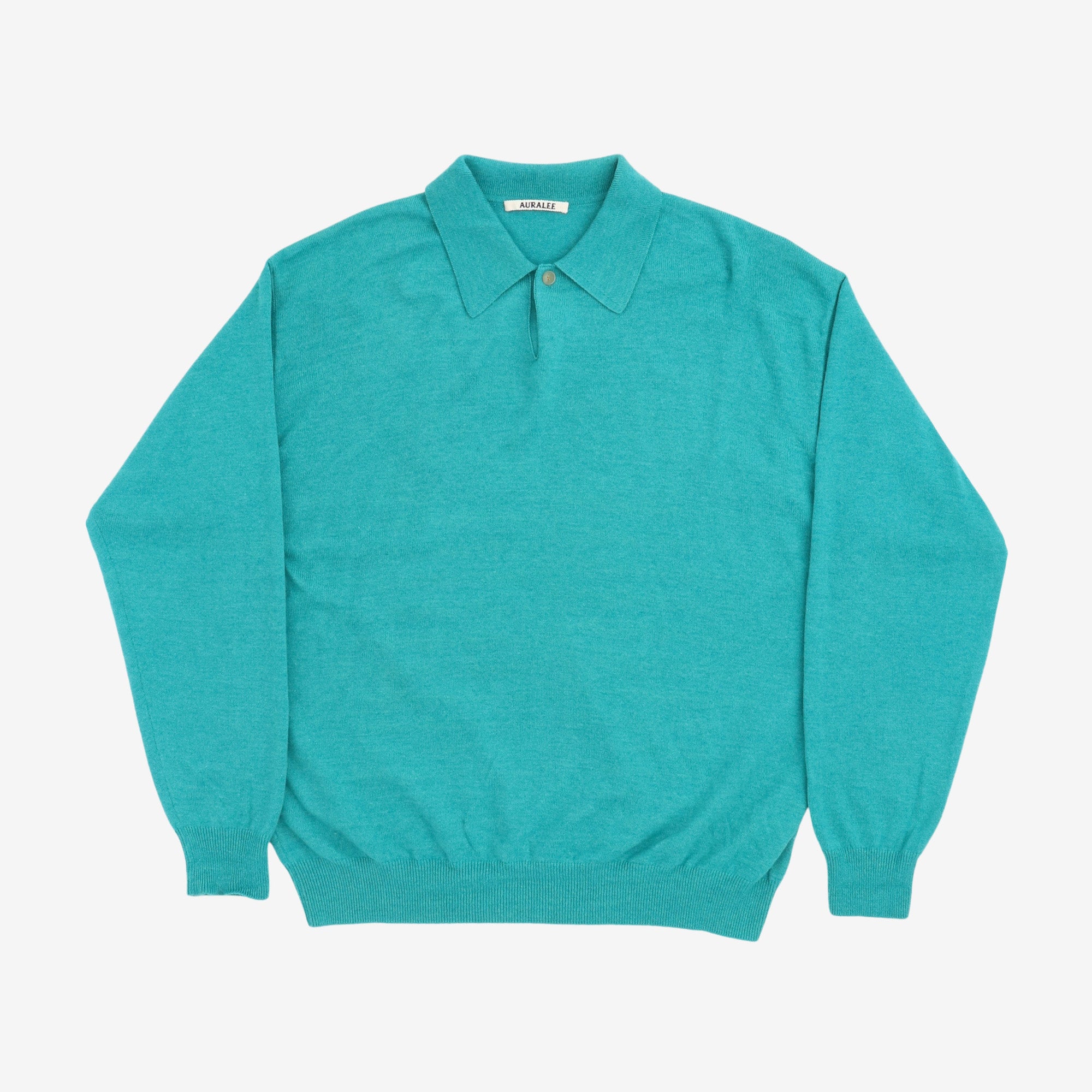 Cashmere Silk Wool Knit Polo