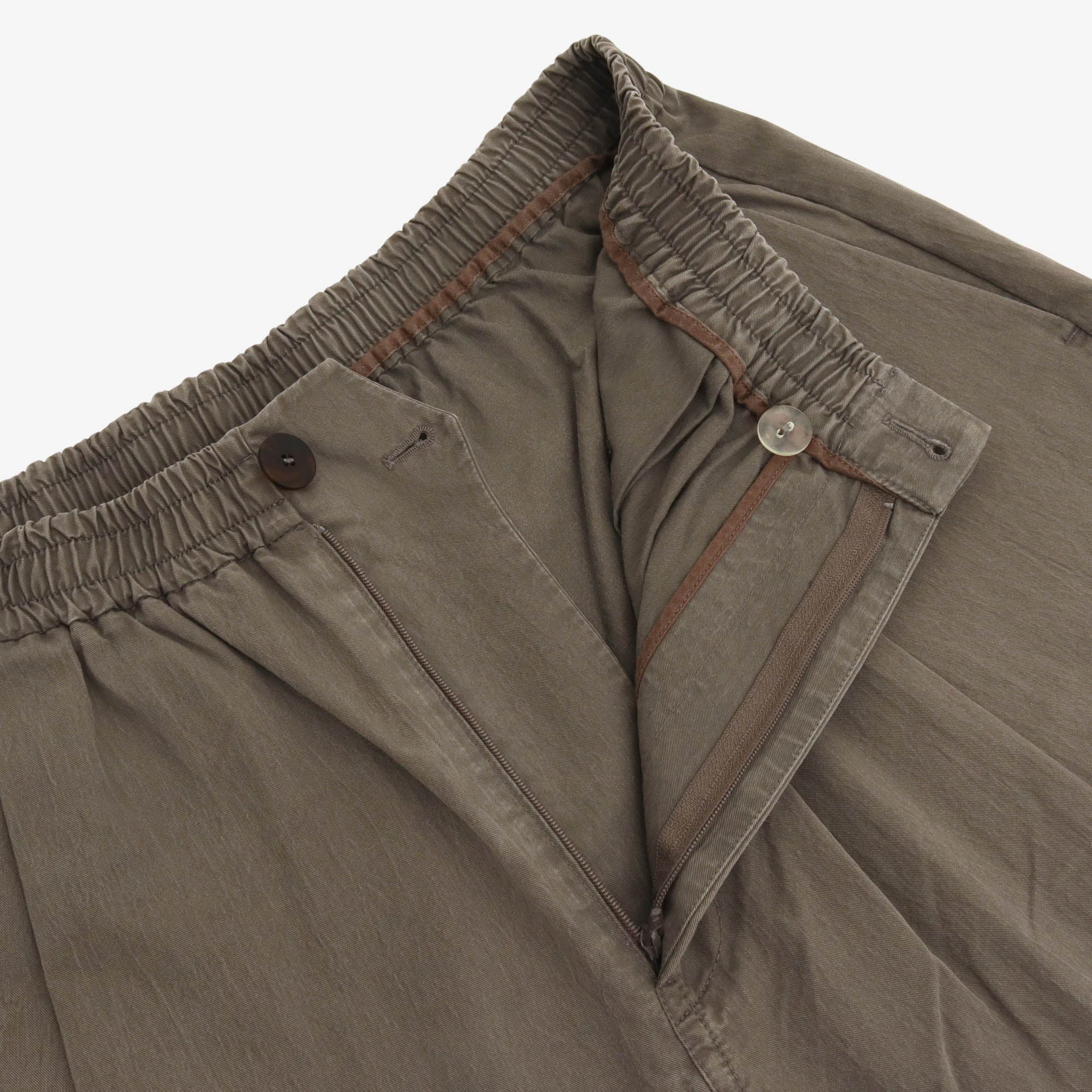Gentile Elasticated Waist Pleat Pants