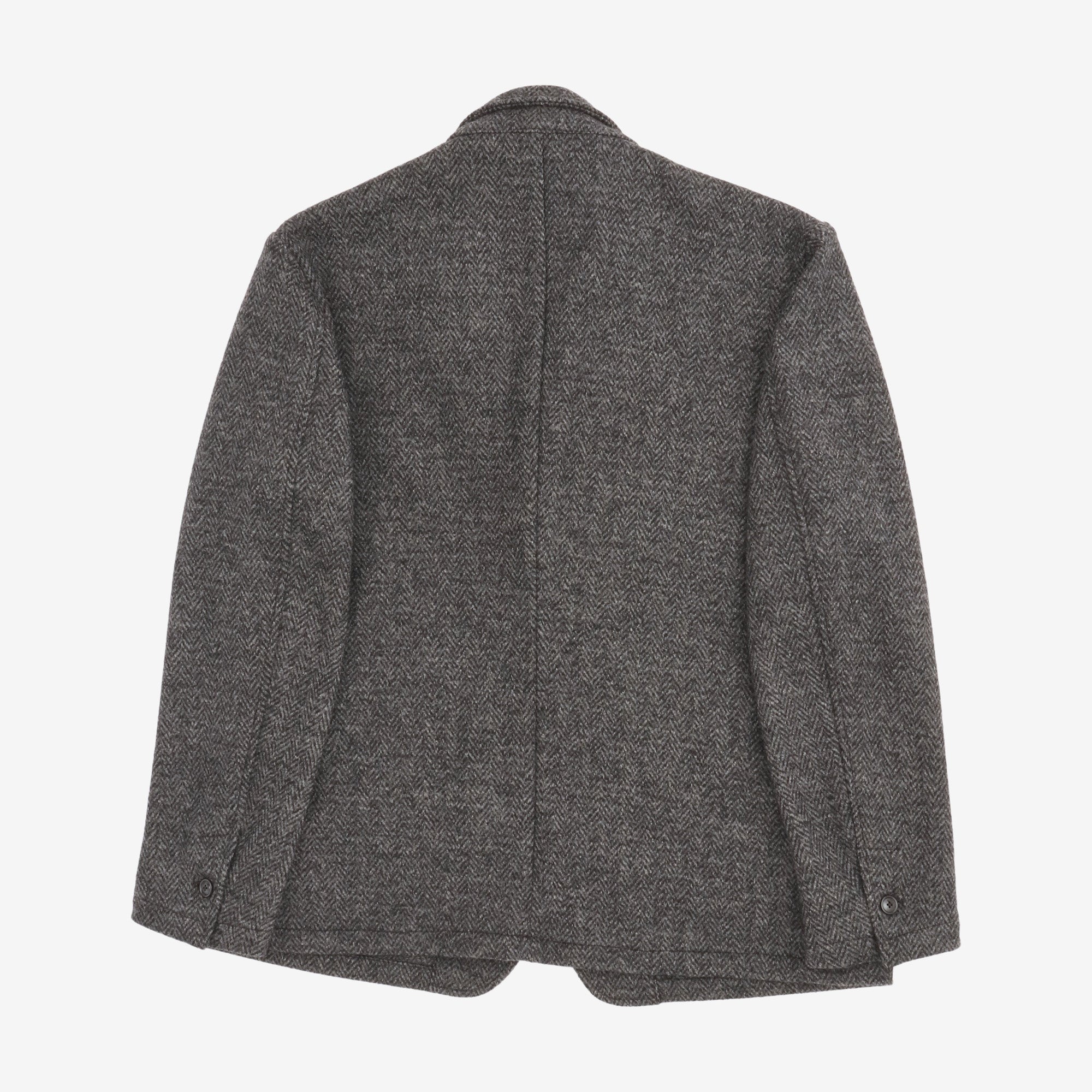 Herringbone Wool Knit Jacket