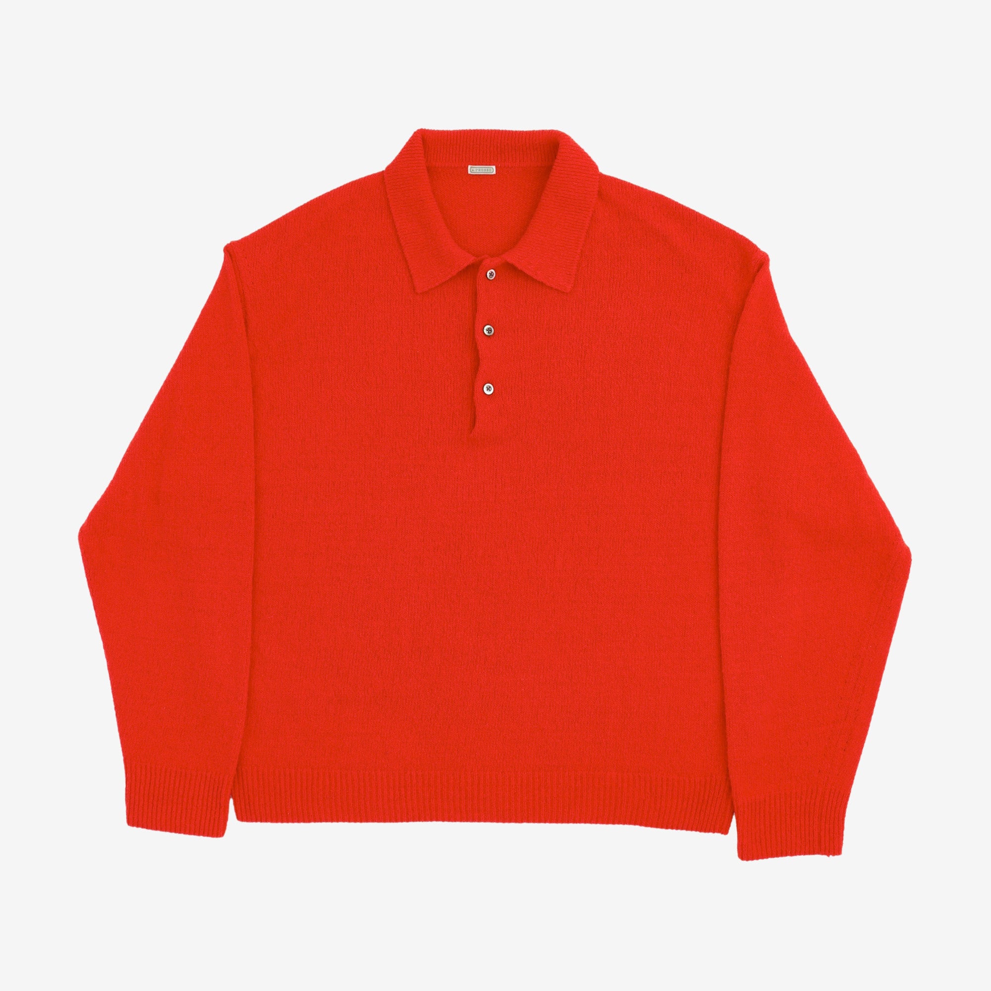 Washed Silk Knit Polo