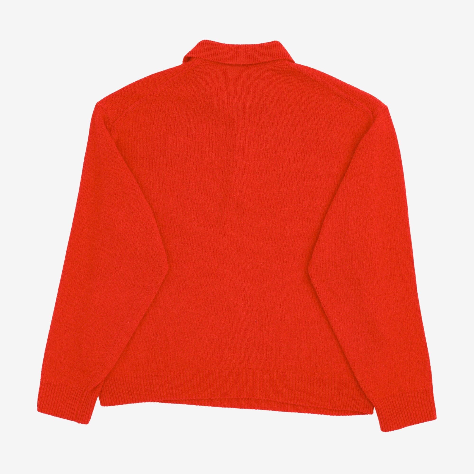 Washed Silk Knit Polo