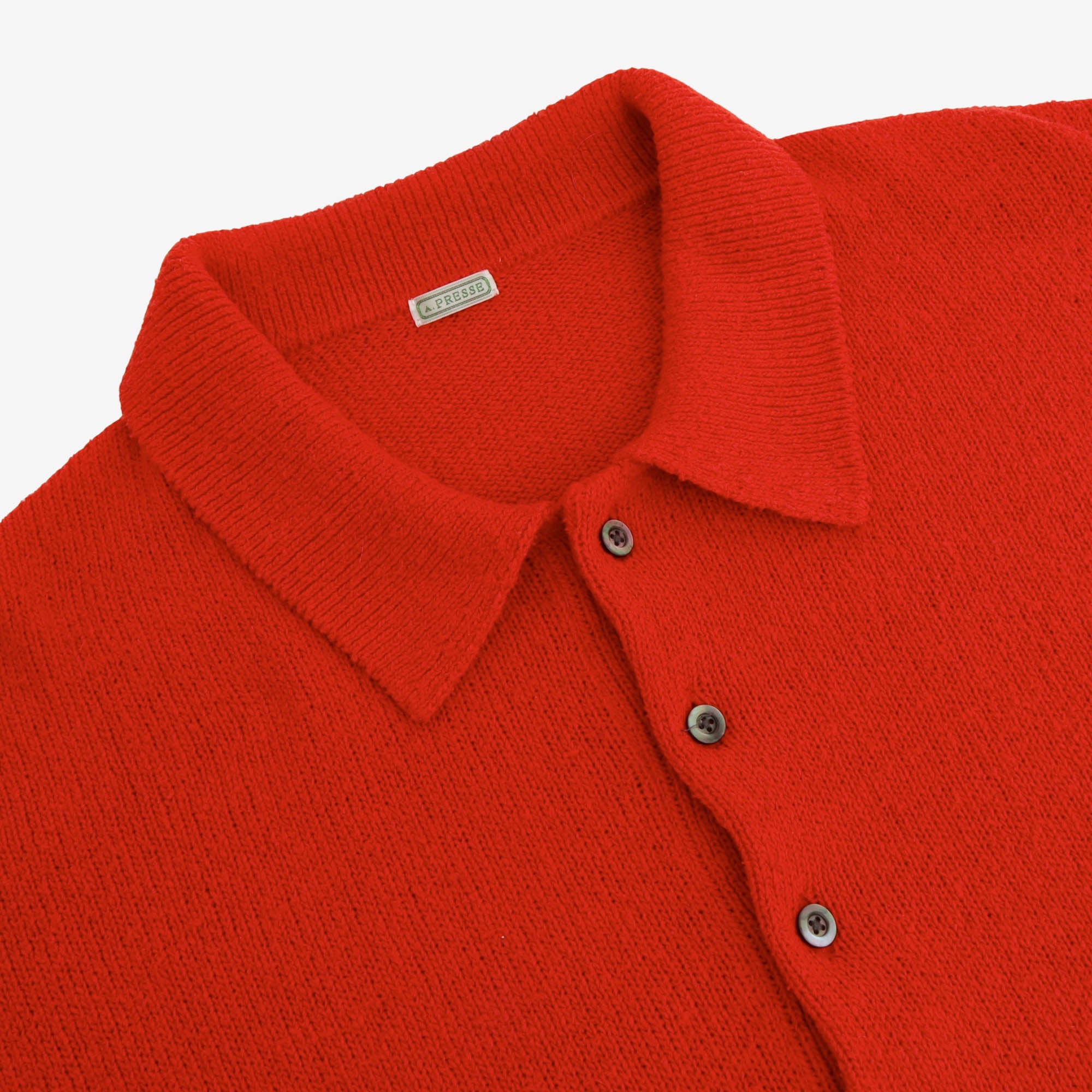 Washed Silk Knit Polo