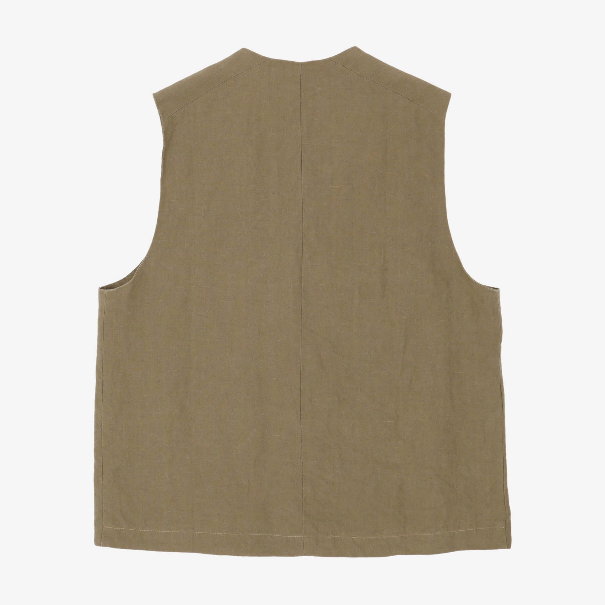 Linen Welt Pocket Vest