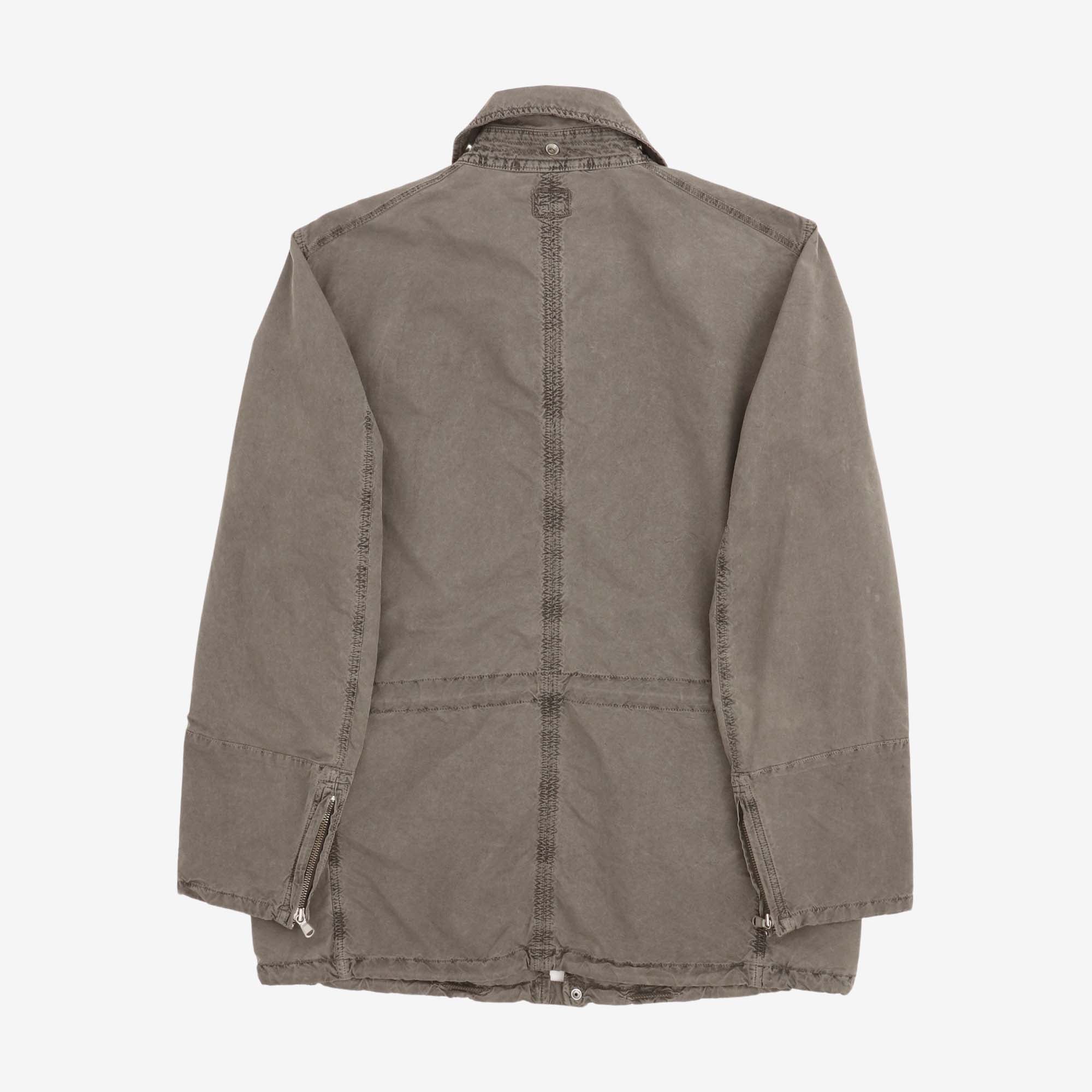 Multi Pocket Garment Dyed Field Jacket