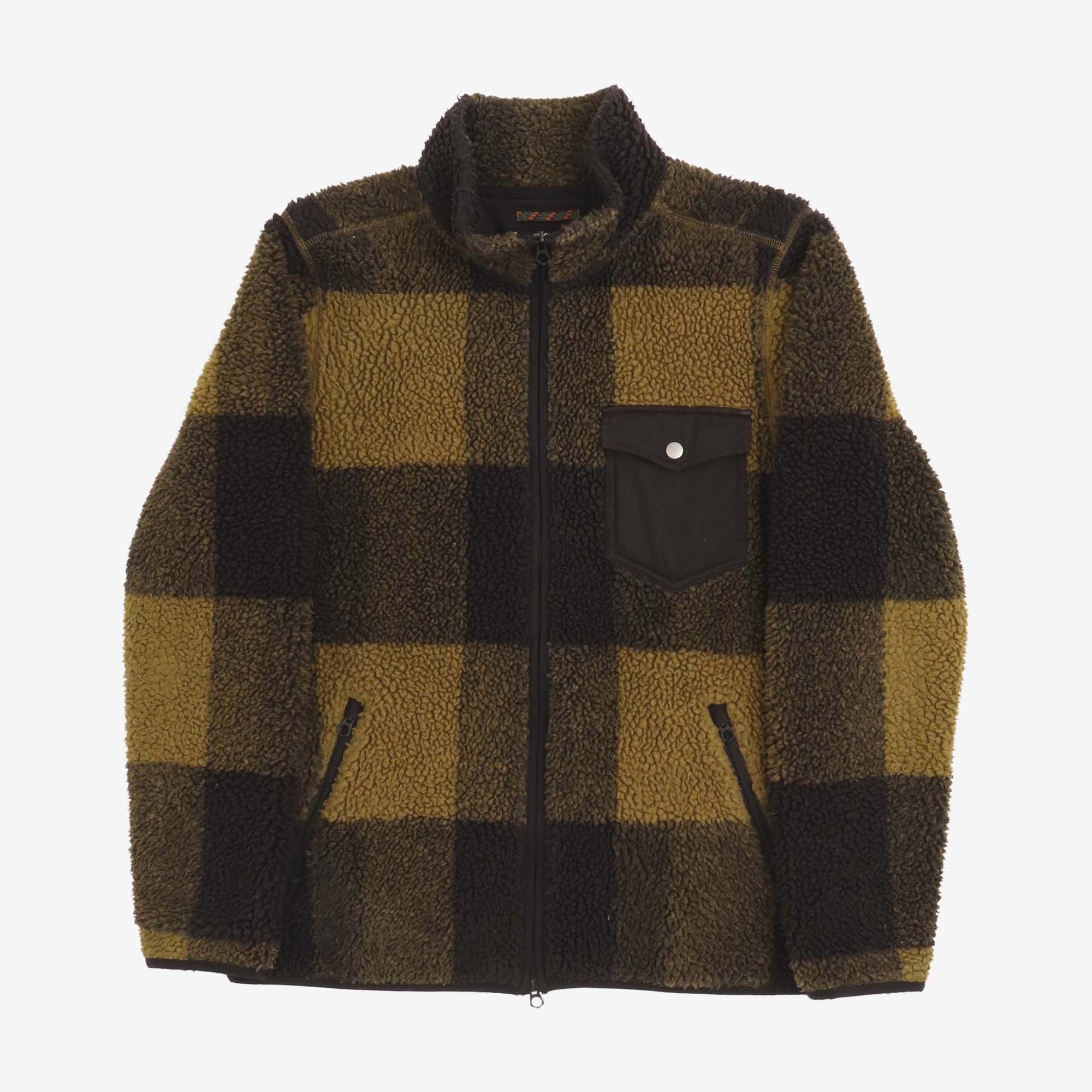Todd Snyder Check High Pile Fleece Jacket