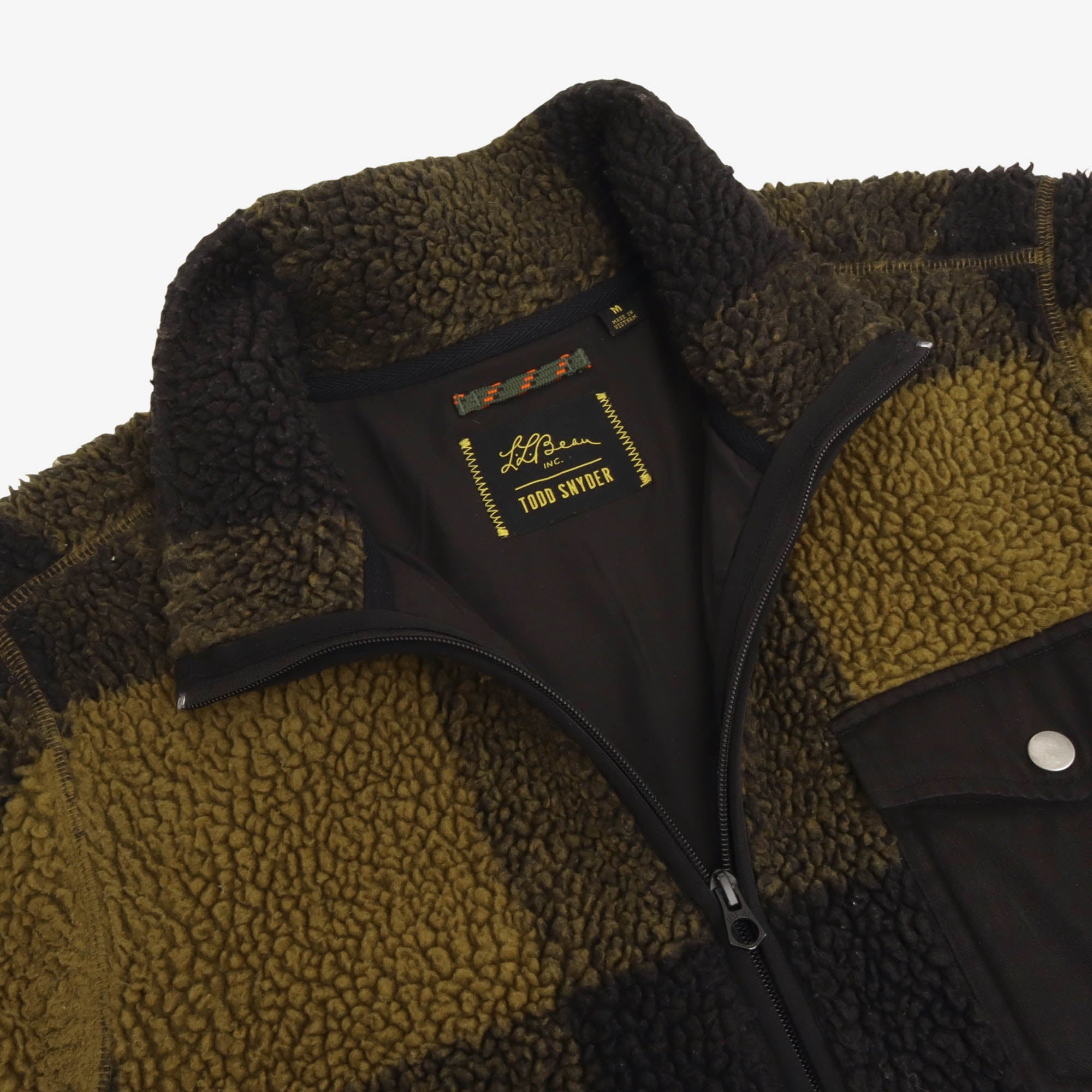 Todd Snyder Check High Pile Fleece Jacket