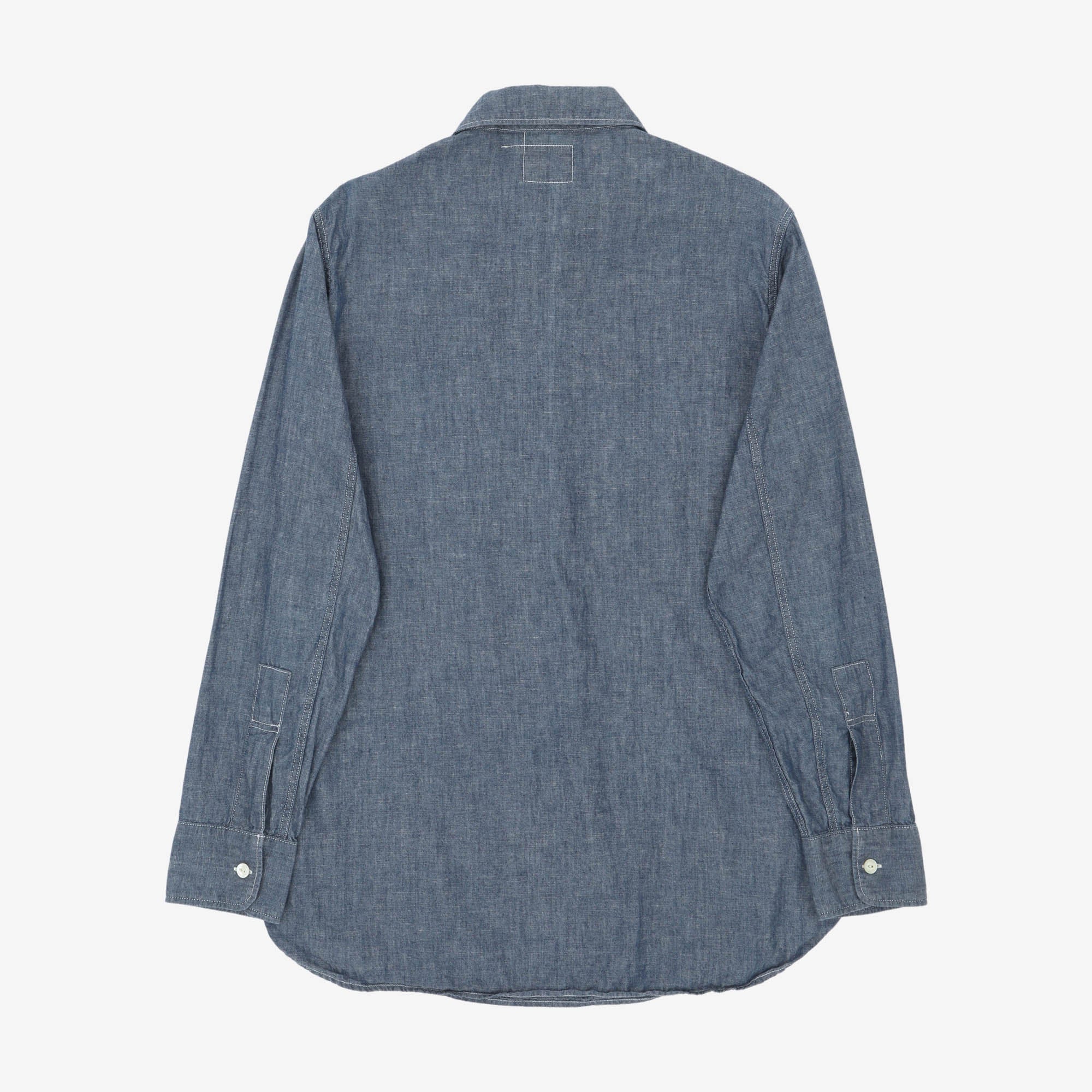 Half Zip Chambray Shirt