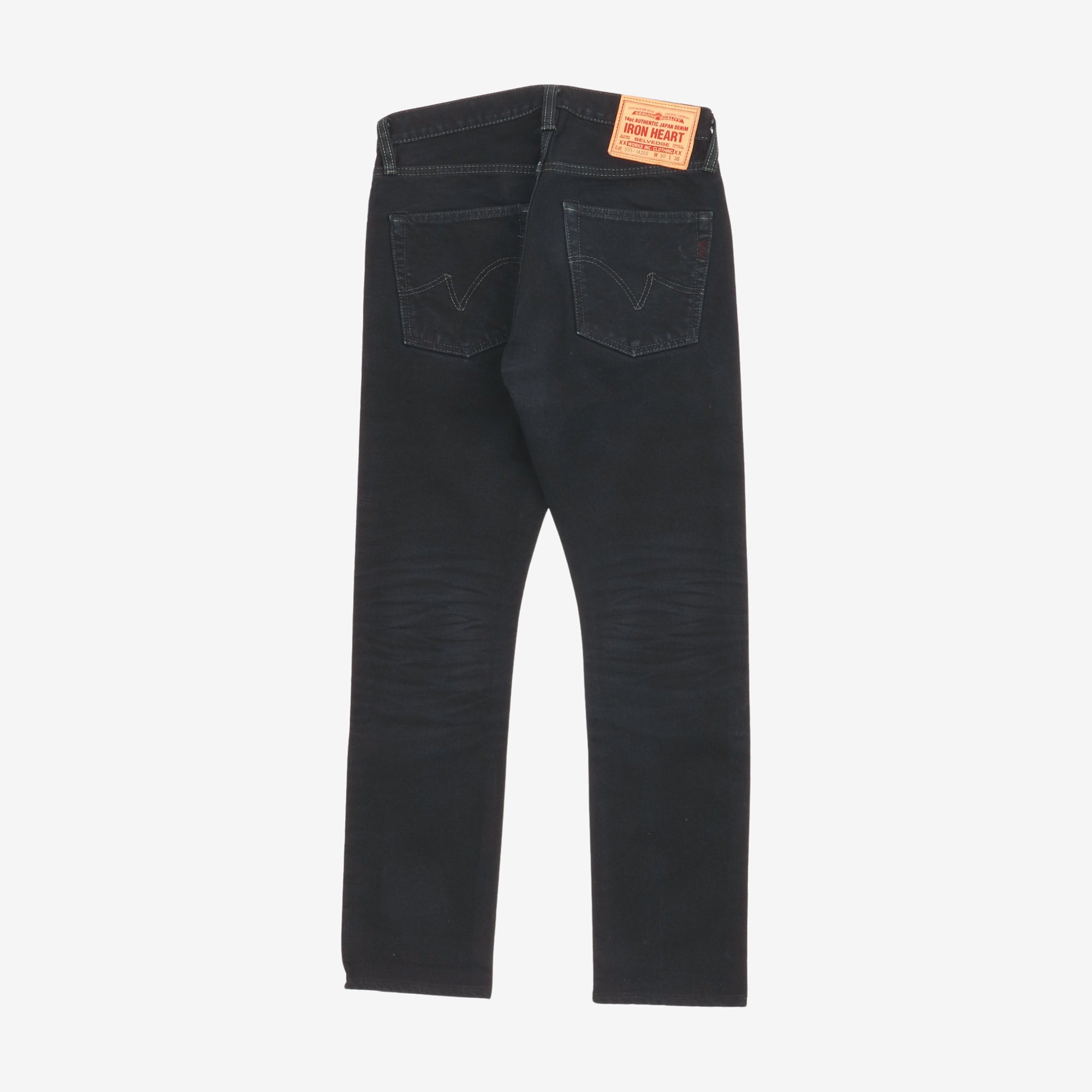 14oz Overdyed Slim Cut Selvedge Jeans (29W X 29L)