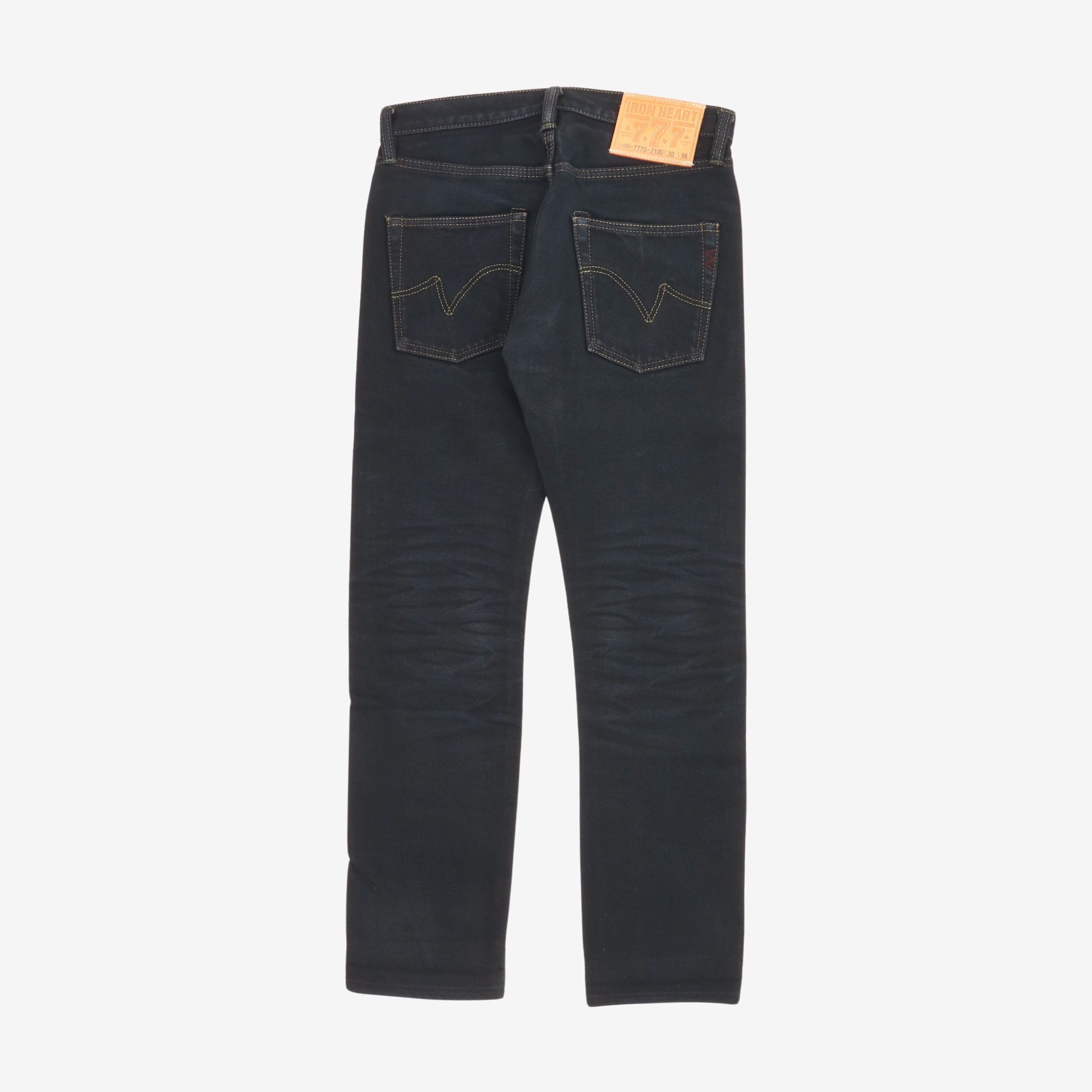 21oz Overdyed Slim Tapered Selvedge Jeans (30W X 29.5L)