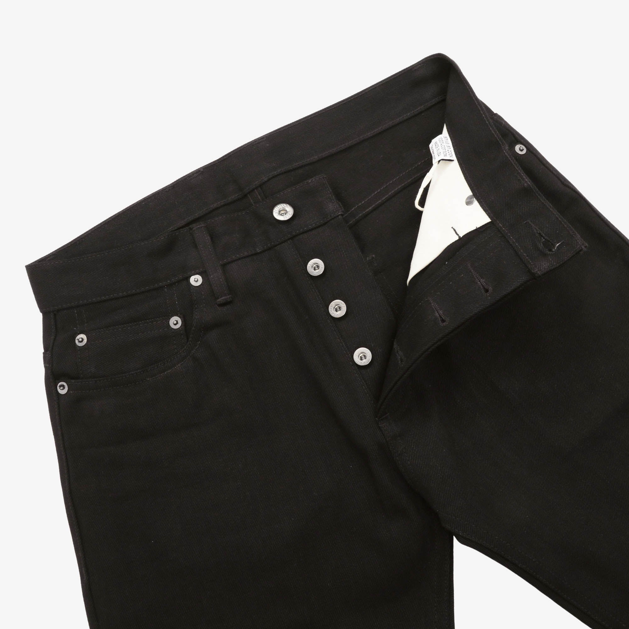 14.5oz Double Black Raw Selvedge Jeans (30W X 31L)