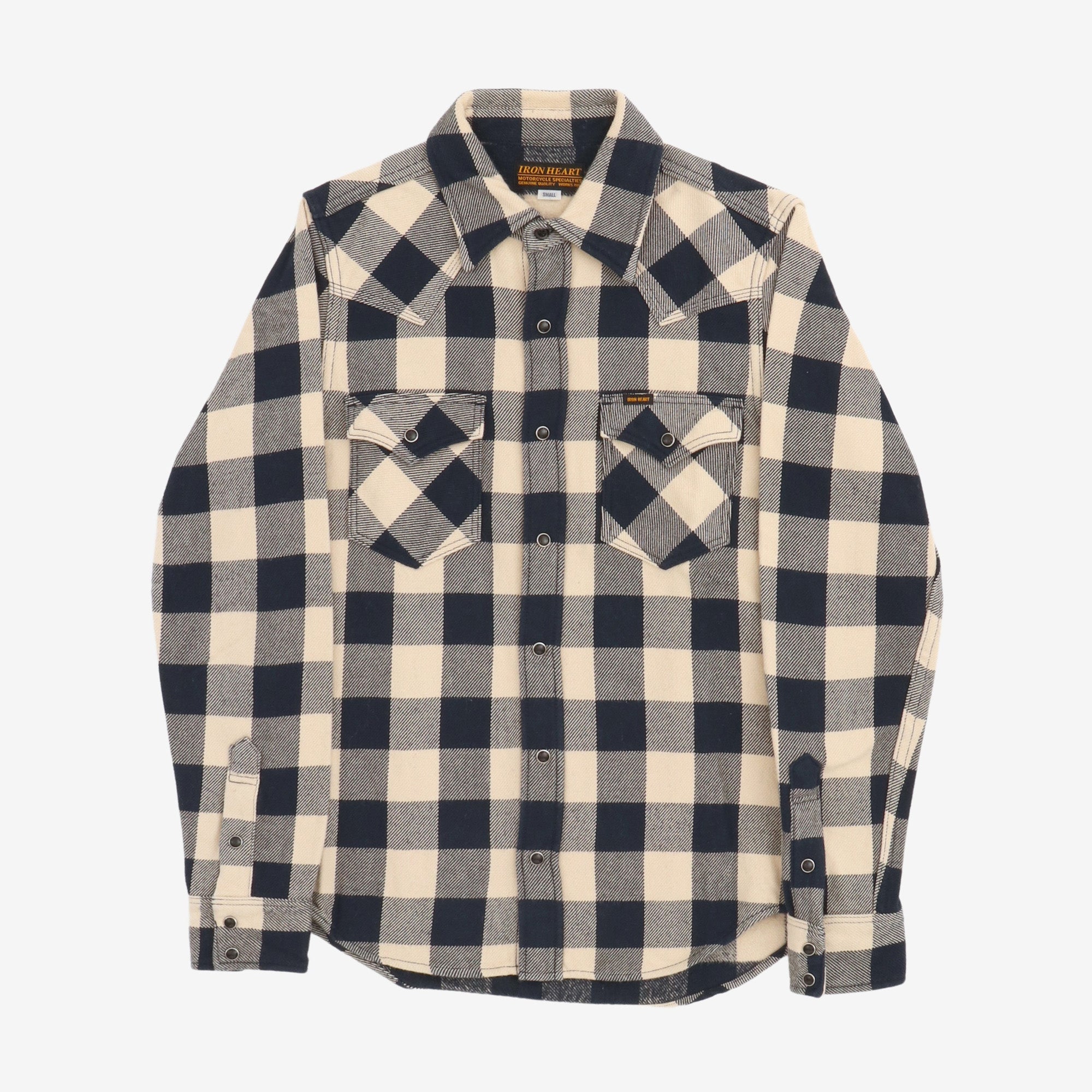 Ultra Heavy Flannel Buffalo Check Work Shirt