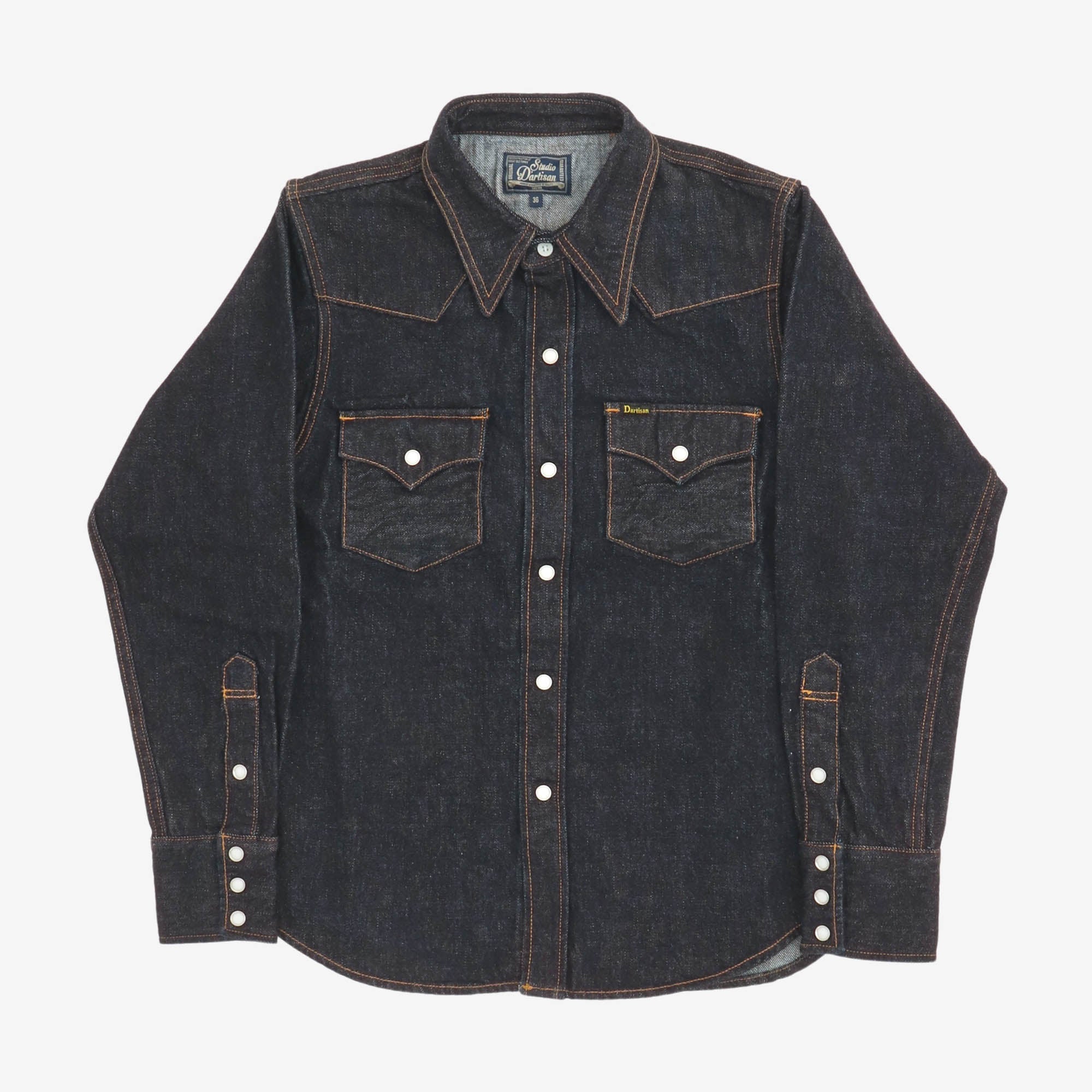 14oz Selvedge Denim Western Shirt
