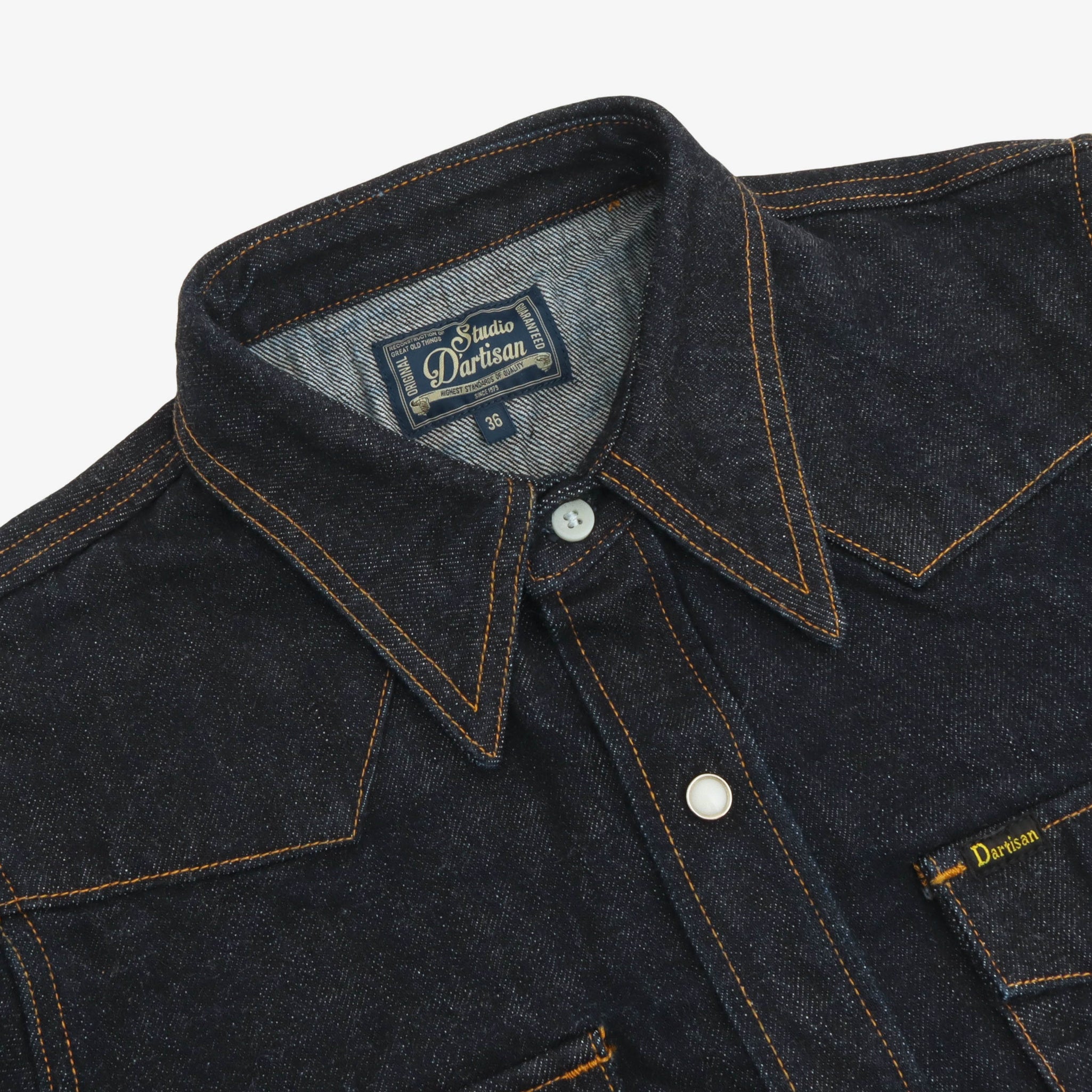 14oz Selvedge Denim Western Shirt