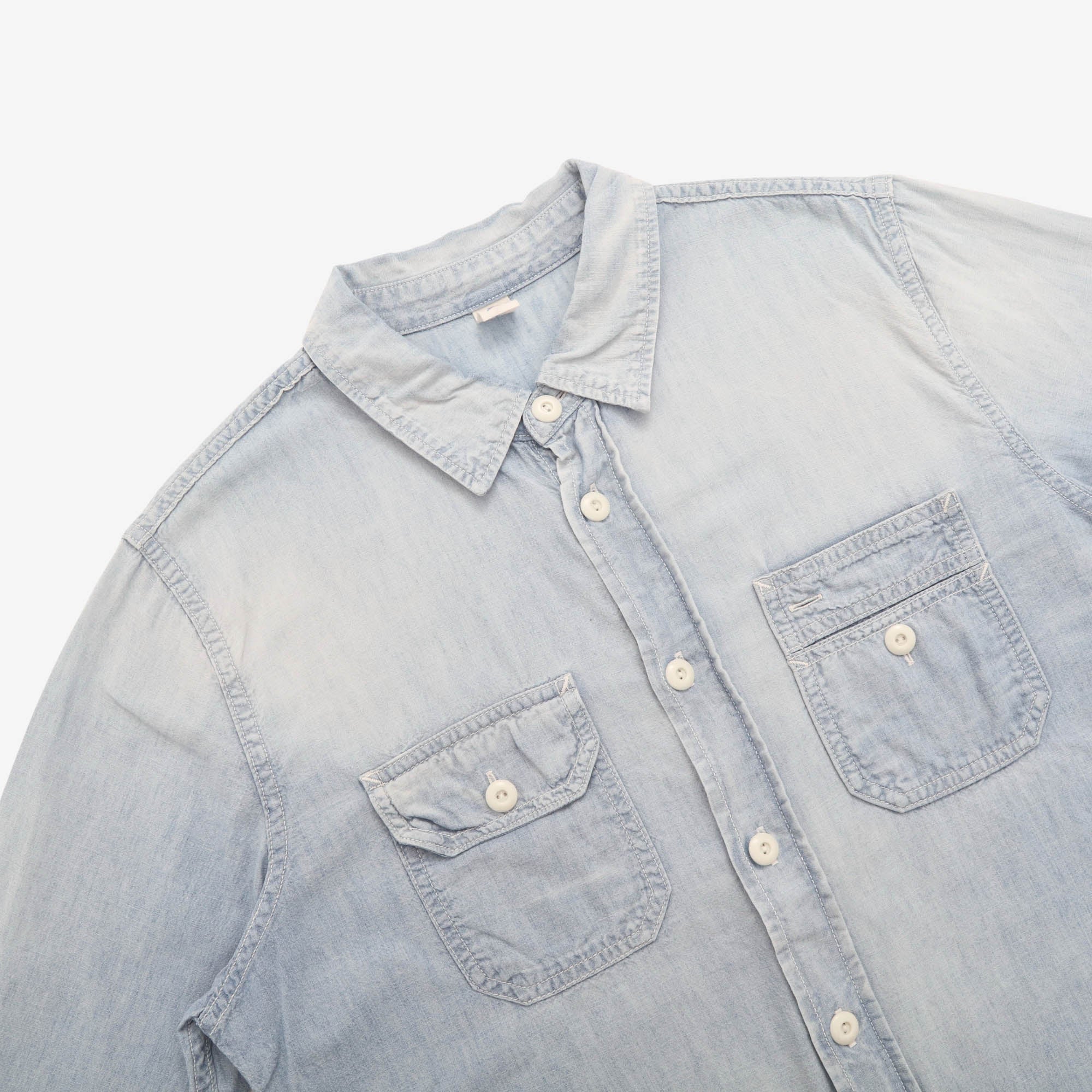 Selvedge Chambray Double Pocket Shirt