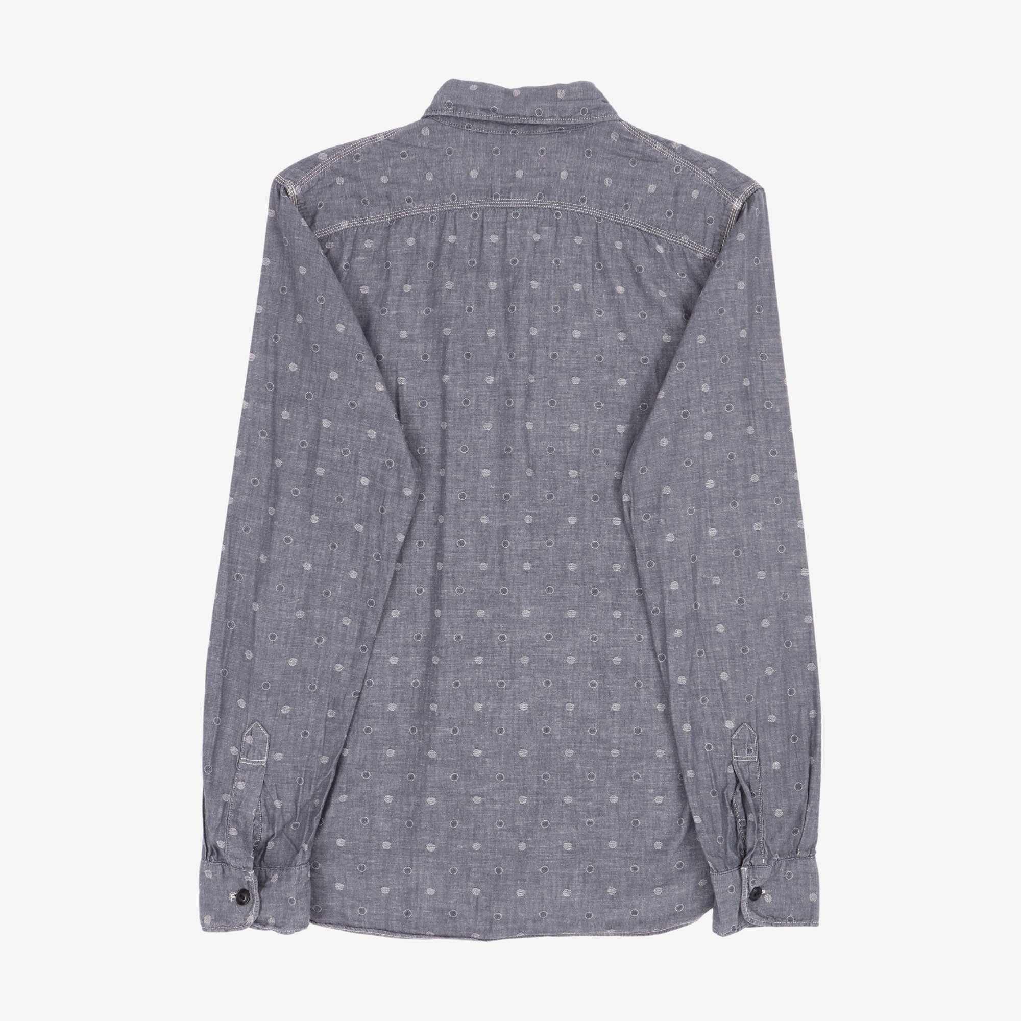 Polka Dot Chambray Shirt