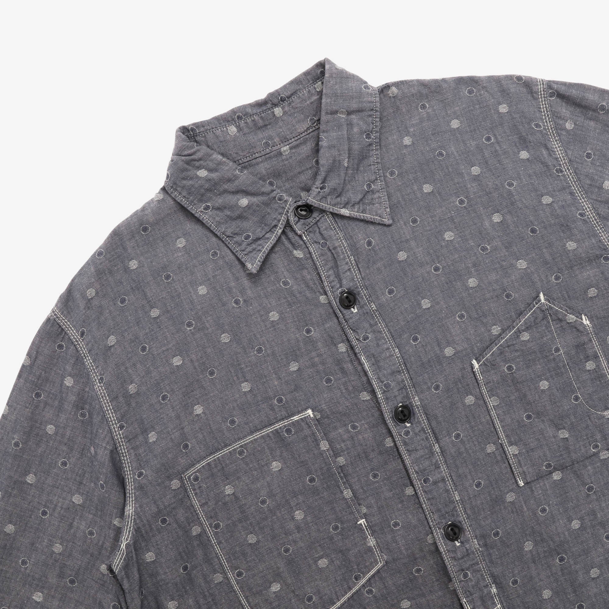 Polka Dot Chambray Shirt