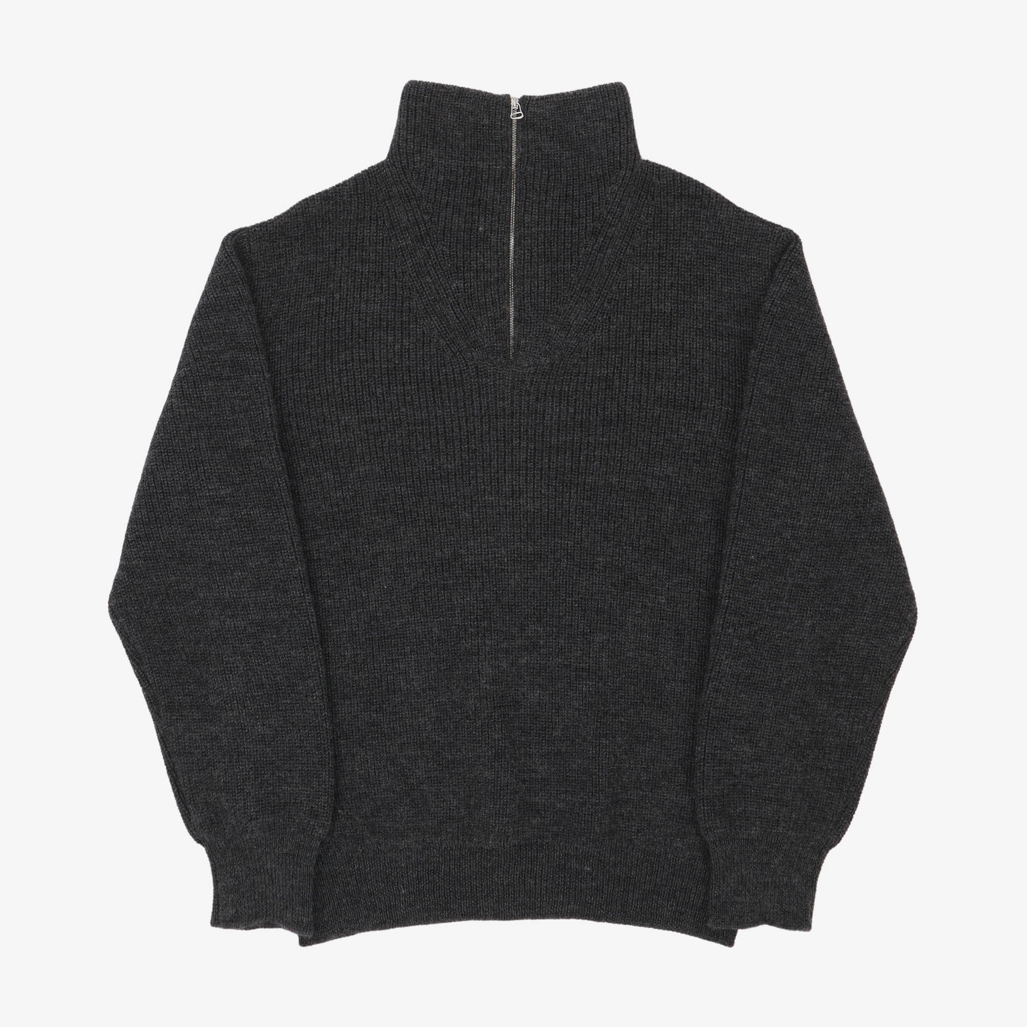 Wool Quarter Zip Jumper