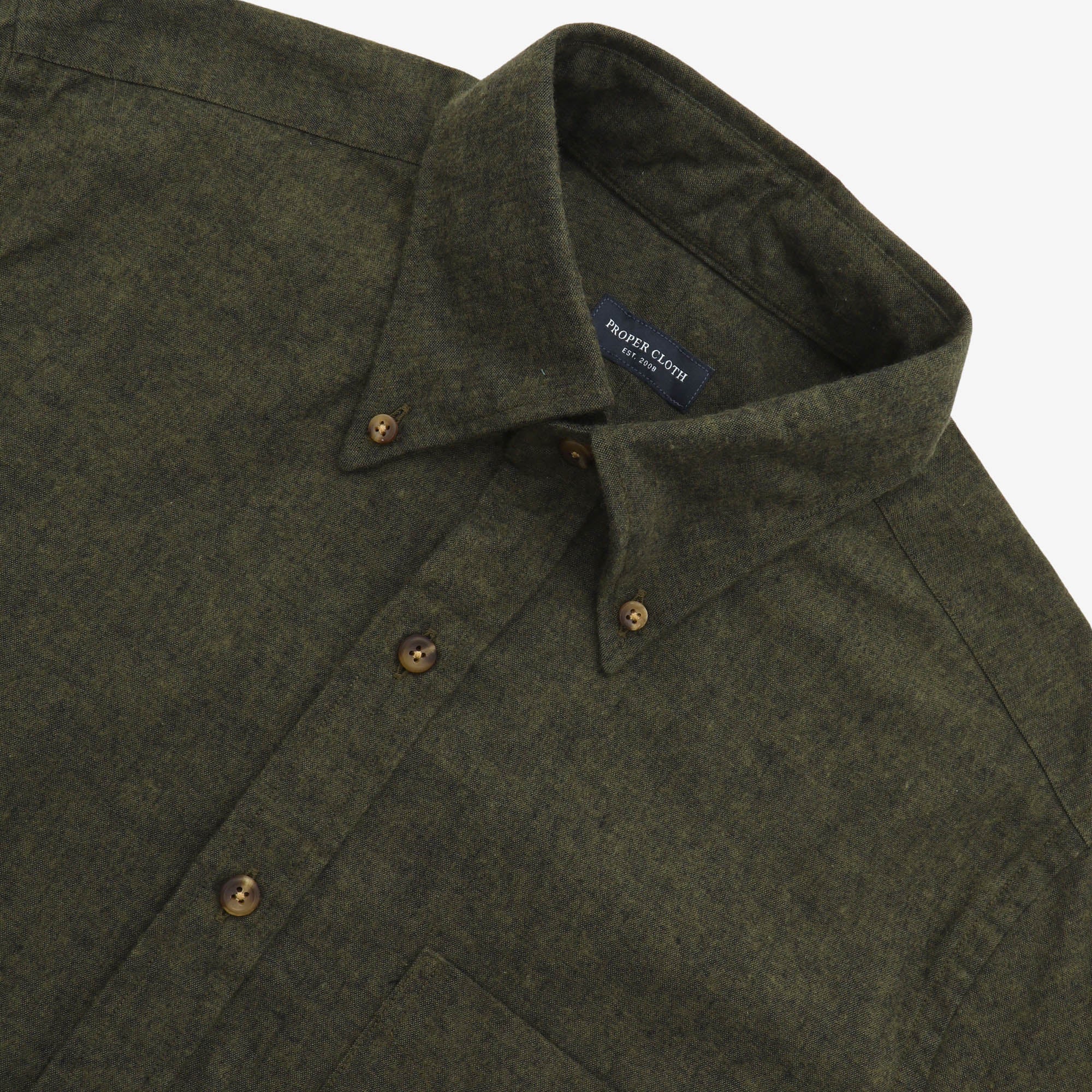 The Brushed Chambray Utility Shirt