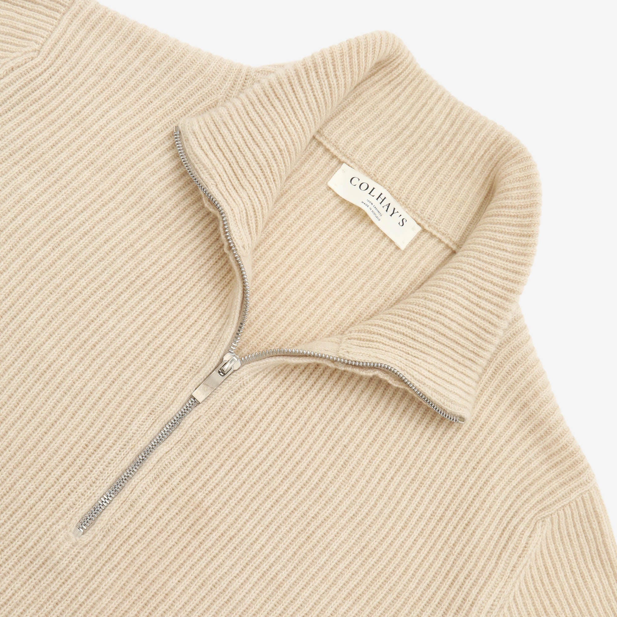 Cashmere Alpine Half Zip Sweater