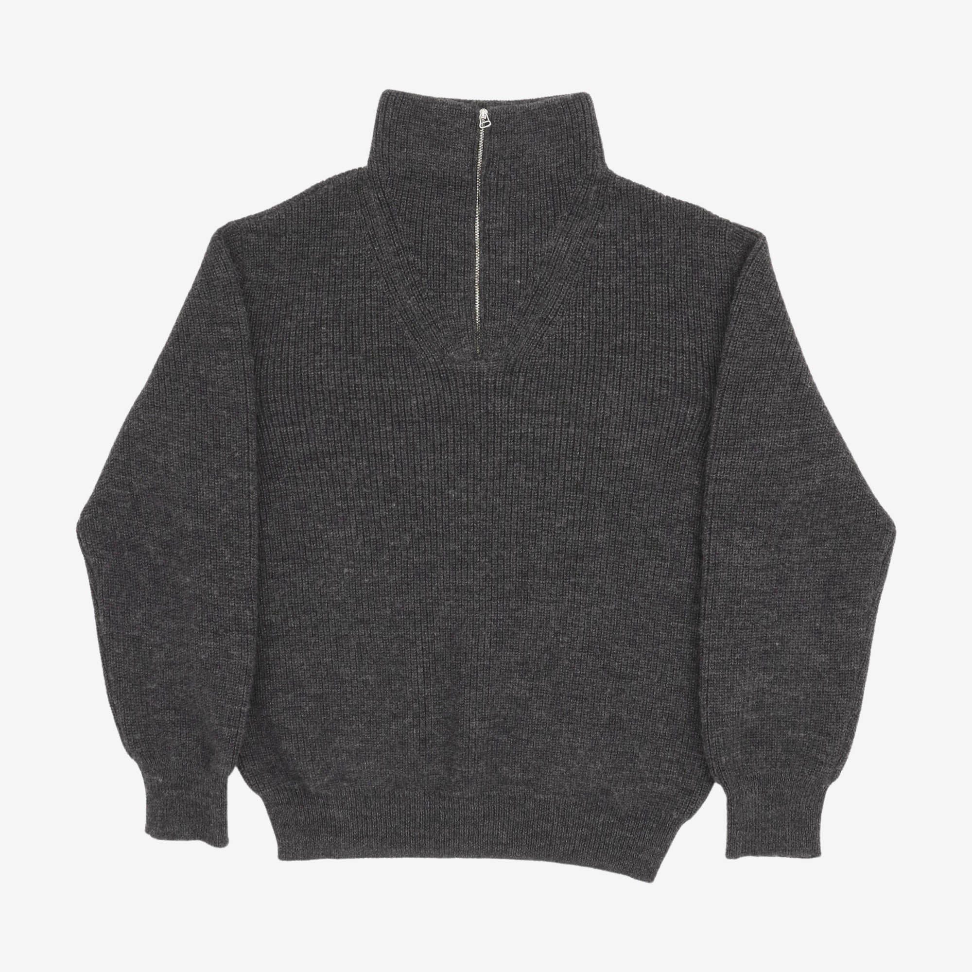 Wool Zipped Sweater