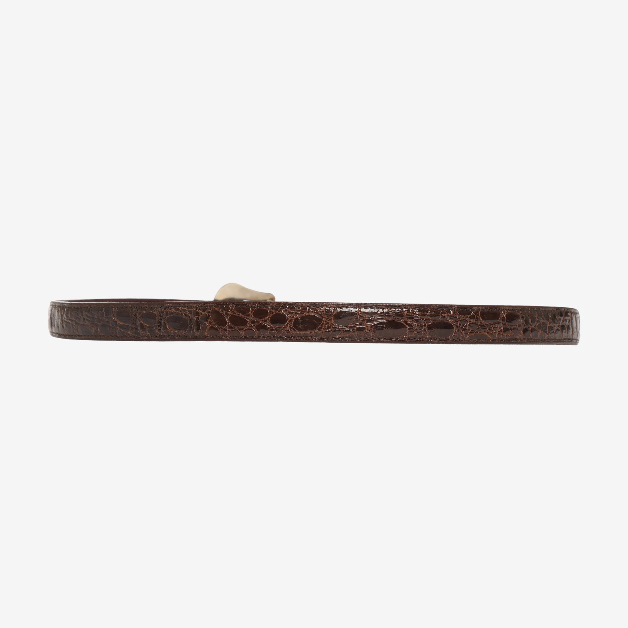 Crocodile Skin 1 Inch Belt