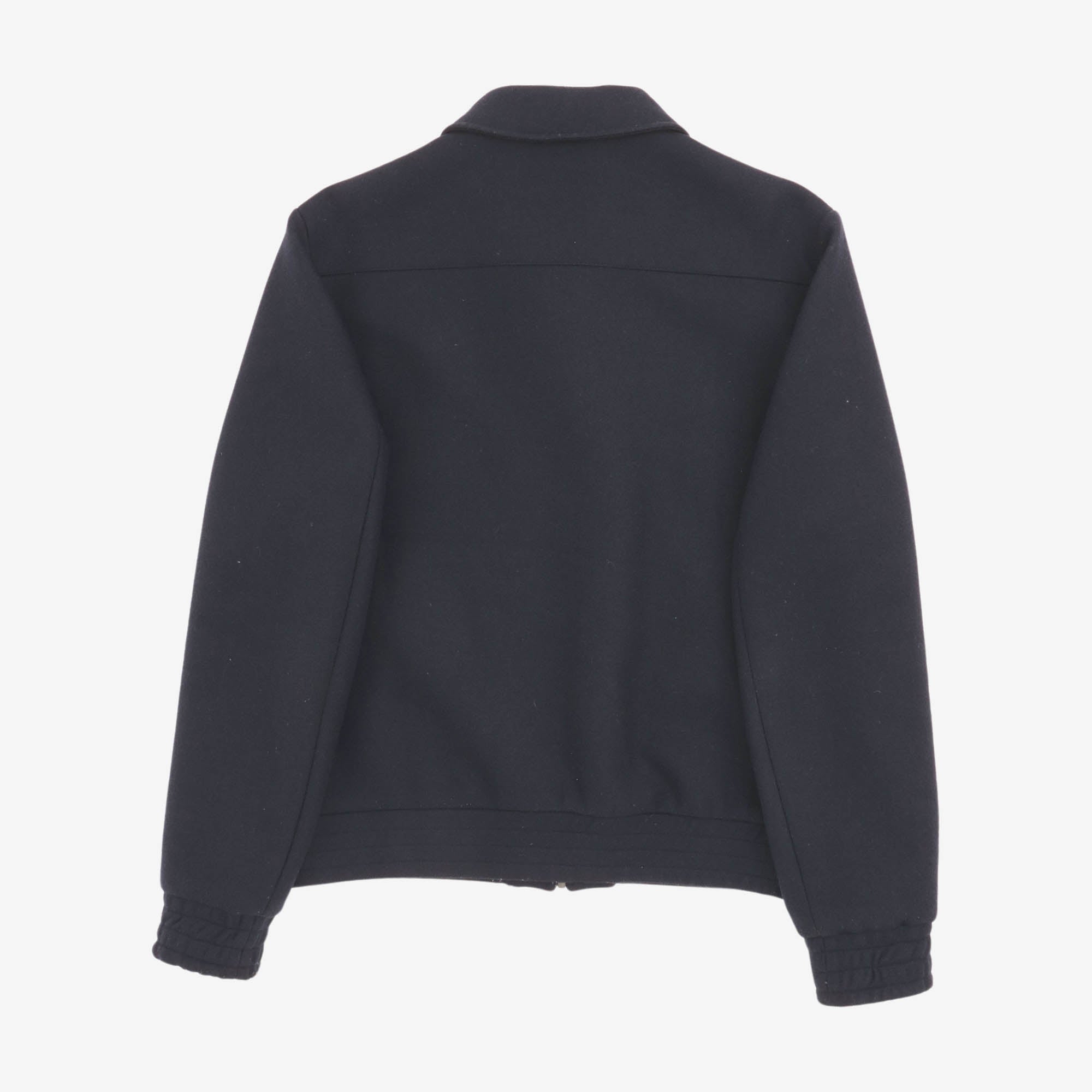 Wool Full Zip Flight Jacket