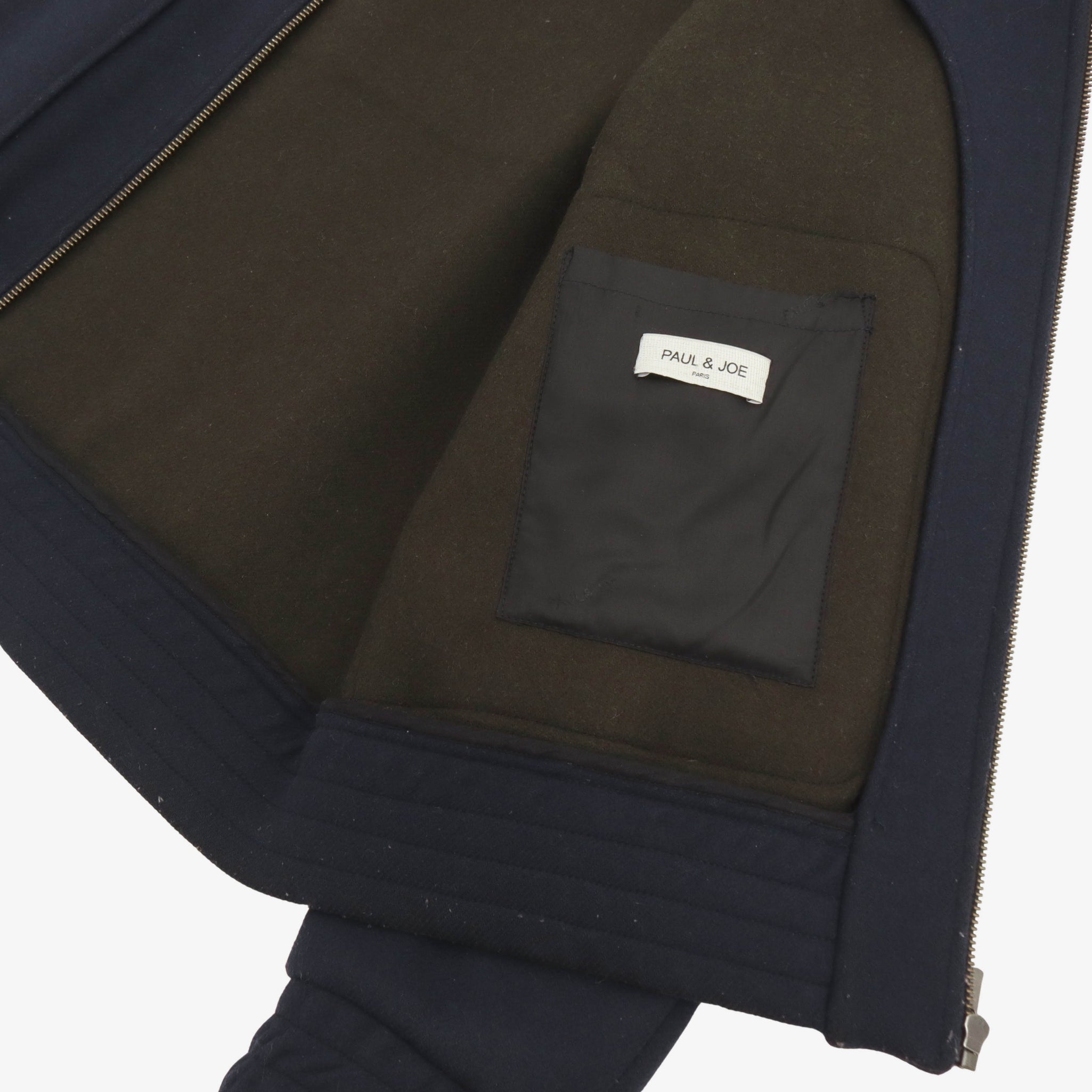 Wool Full Zip Flight Jacket