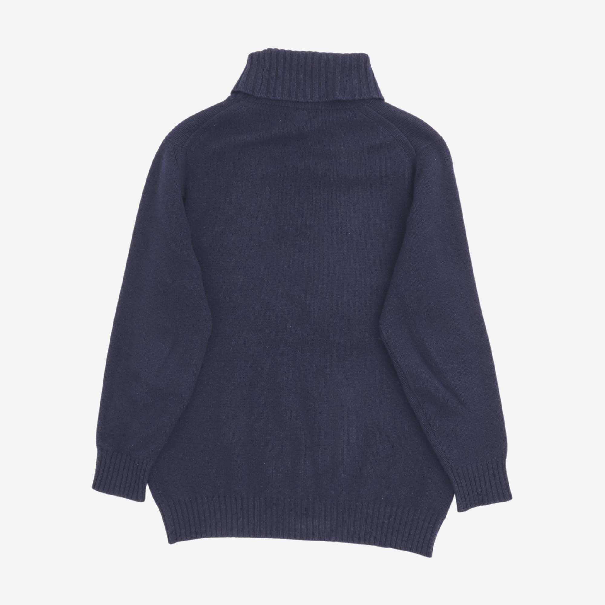 Lambswool 3 Ply Roll Neck Sweater (Frans Boone)