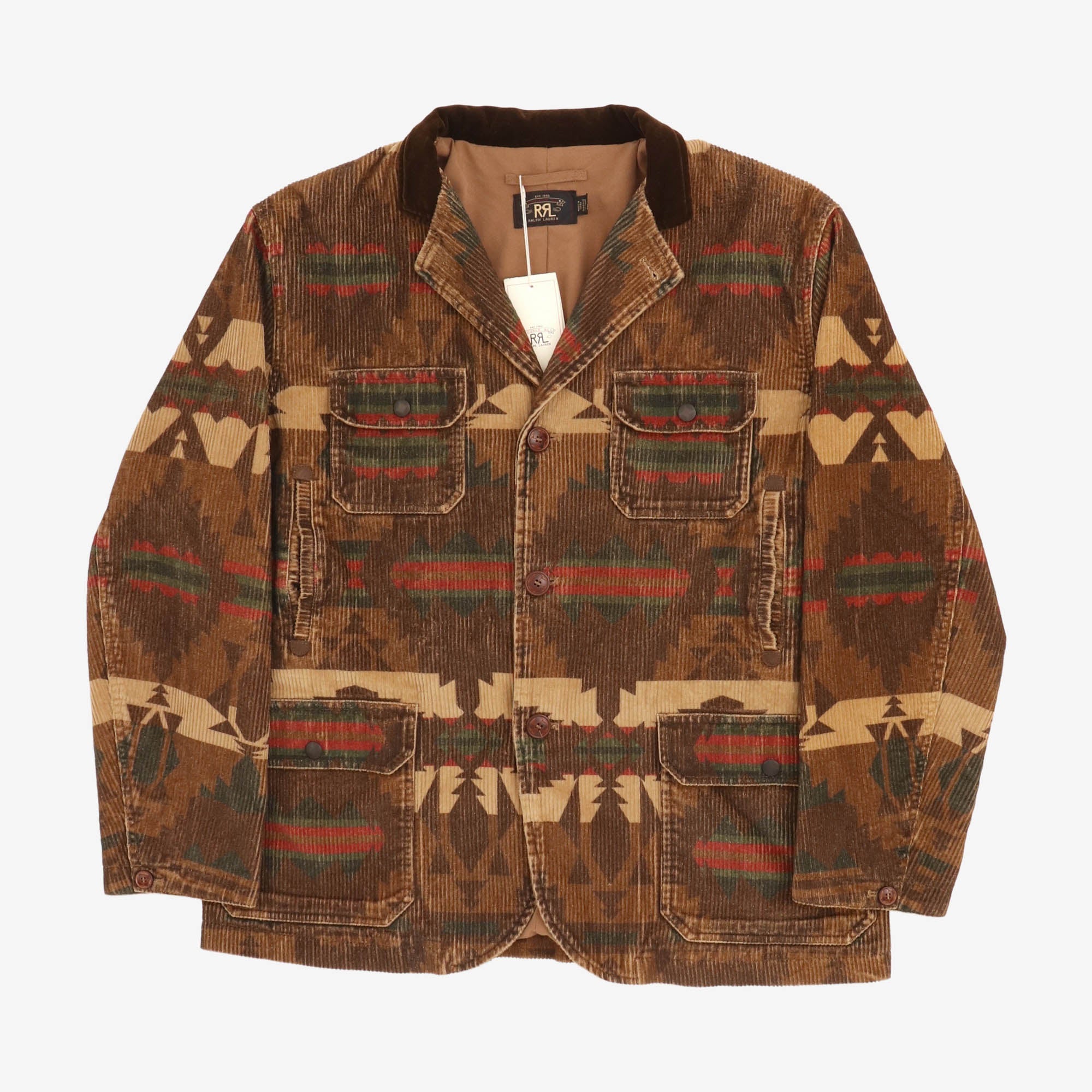 Willand Printed Corduroy Field Jacket