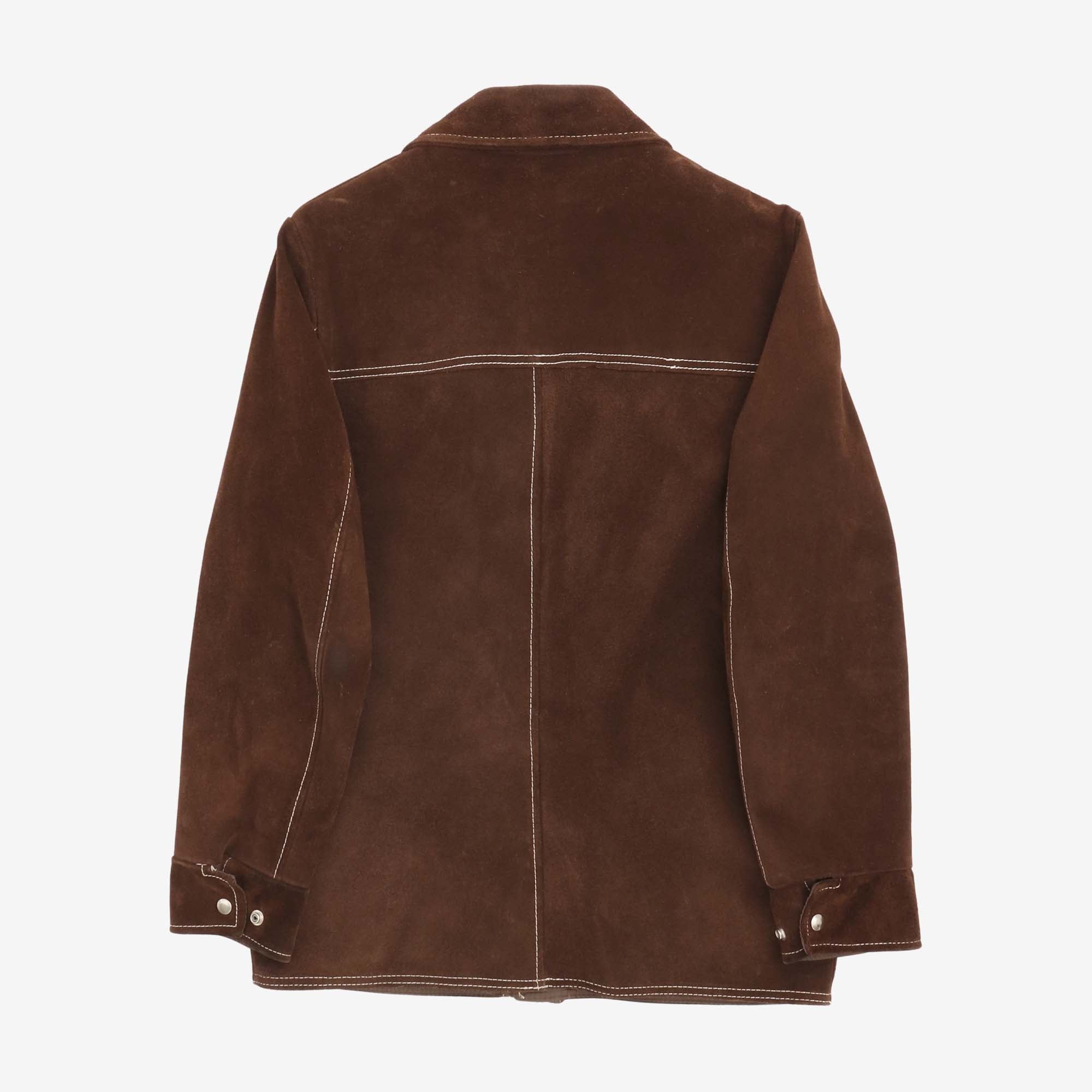 Vintage Suede Trucker Jacket + Liner