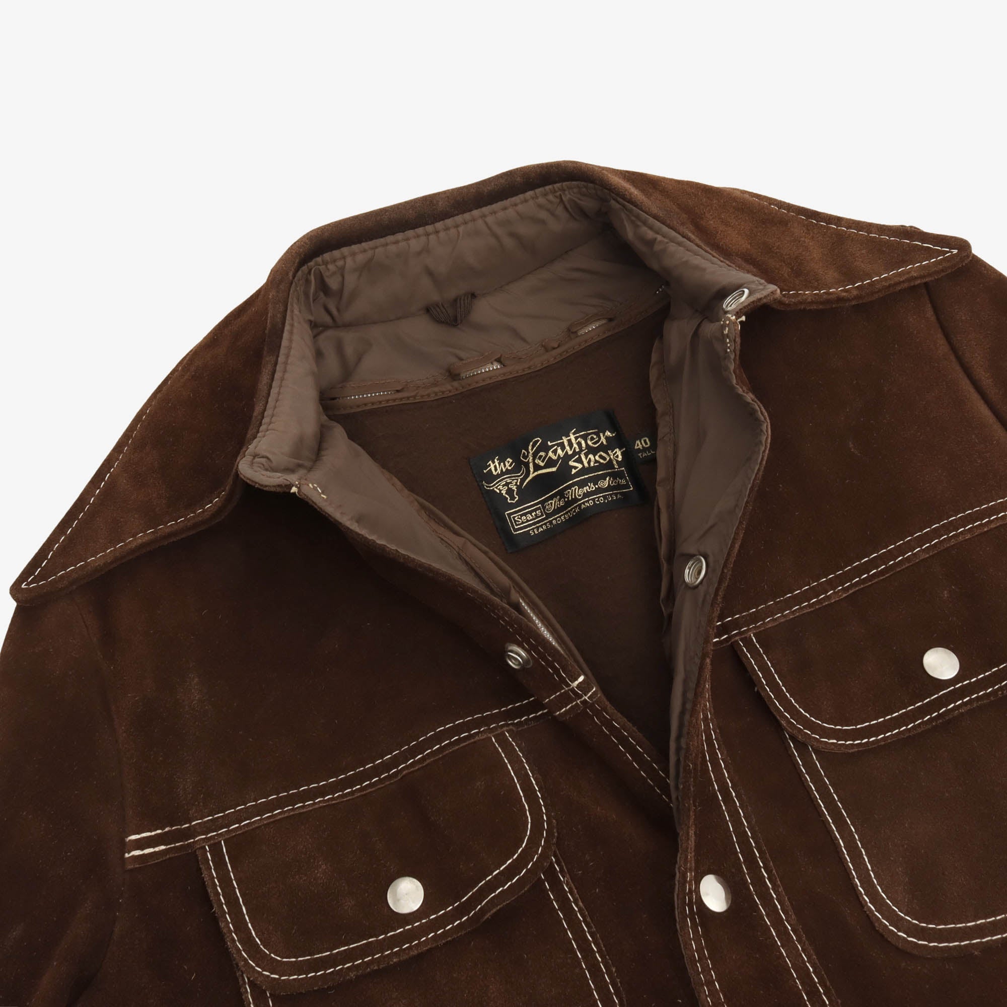 Vintage Suede Trucker Jacket + Liner