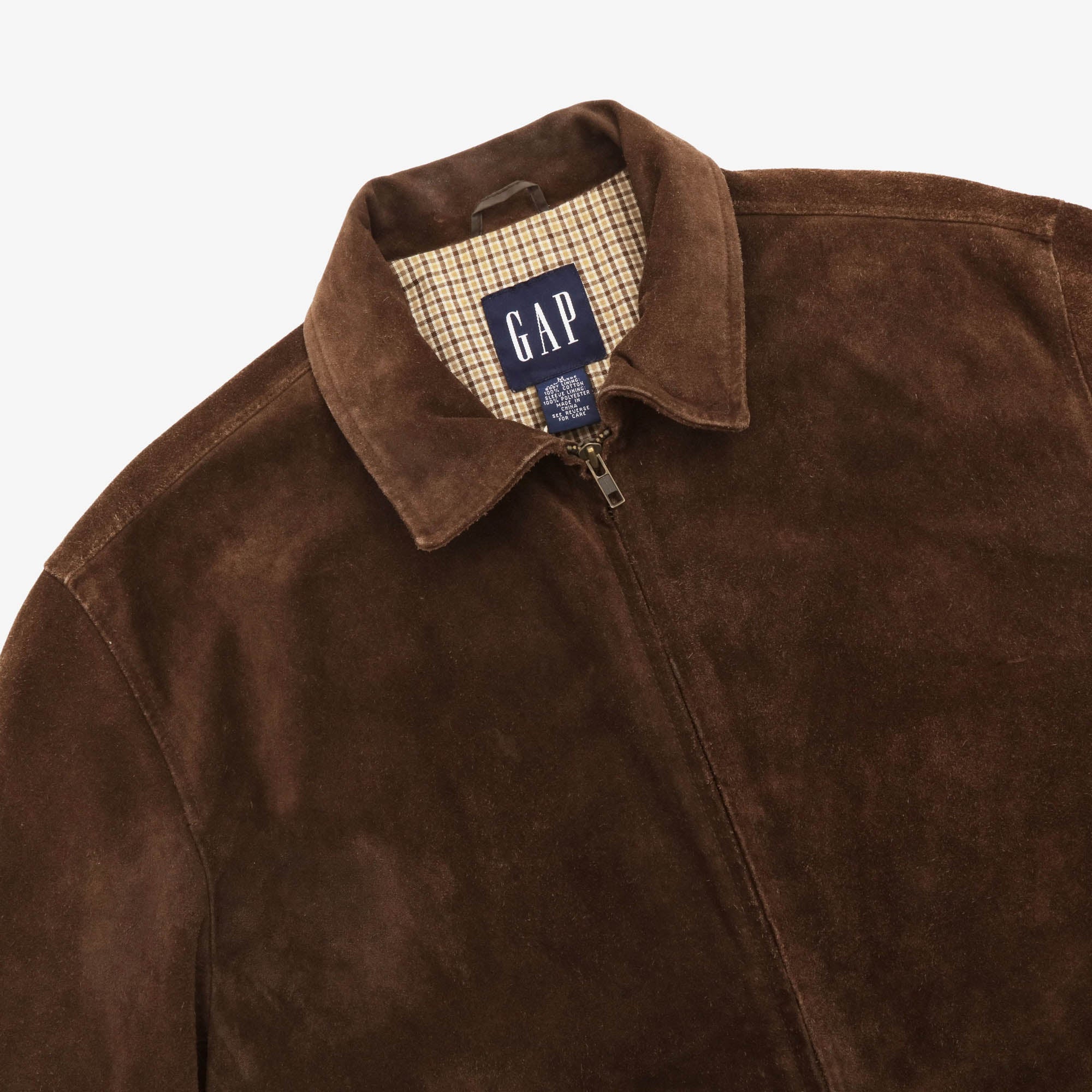 Vintage Suede Harrington Jacket
