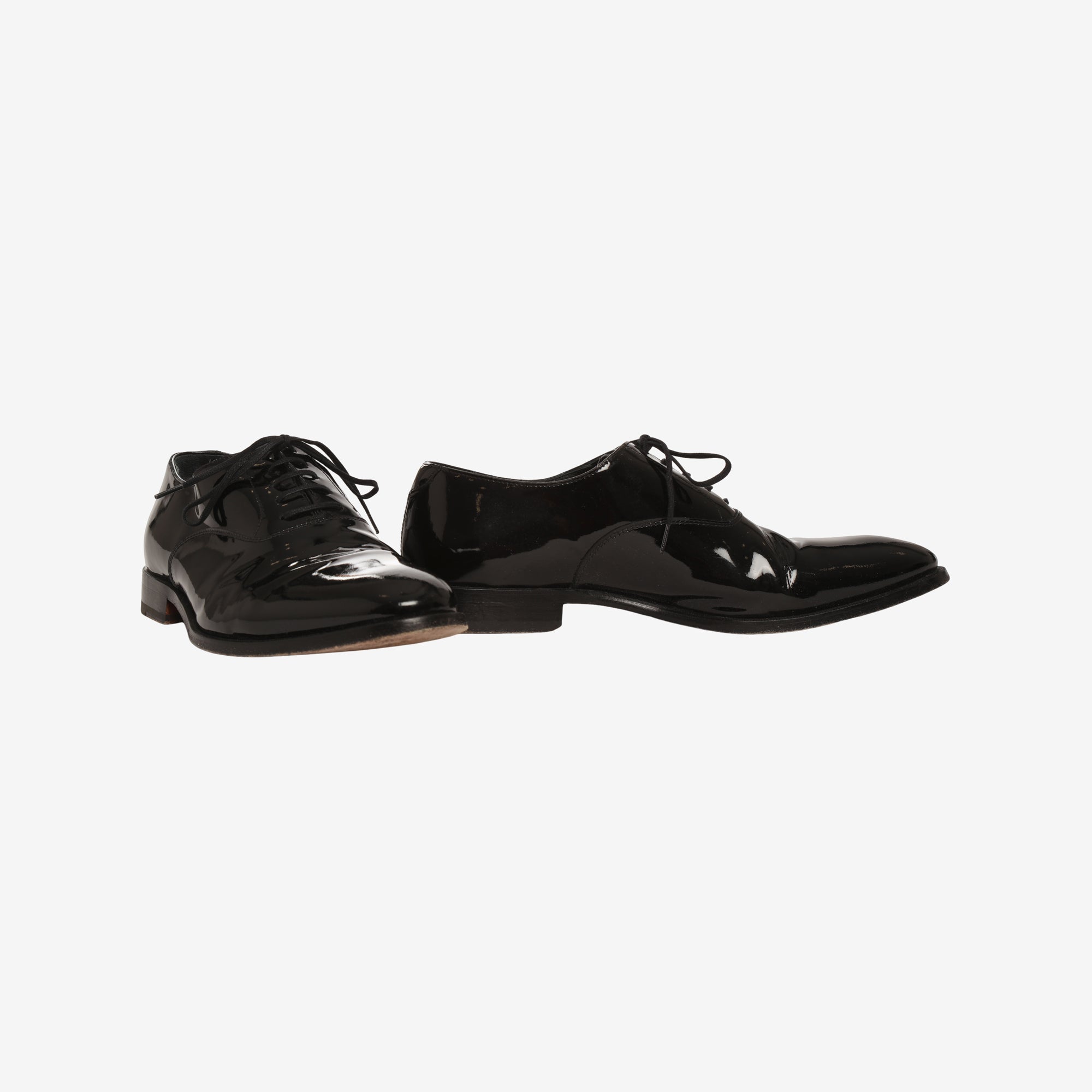 Oxford Tuxedo Patent Leather Shoes