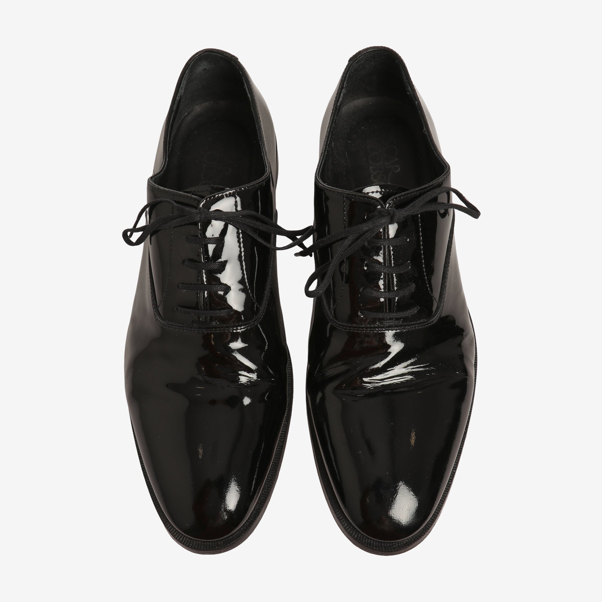 Oxford Tuxedo Patent Leather Shoes