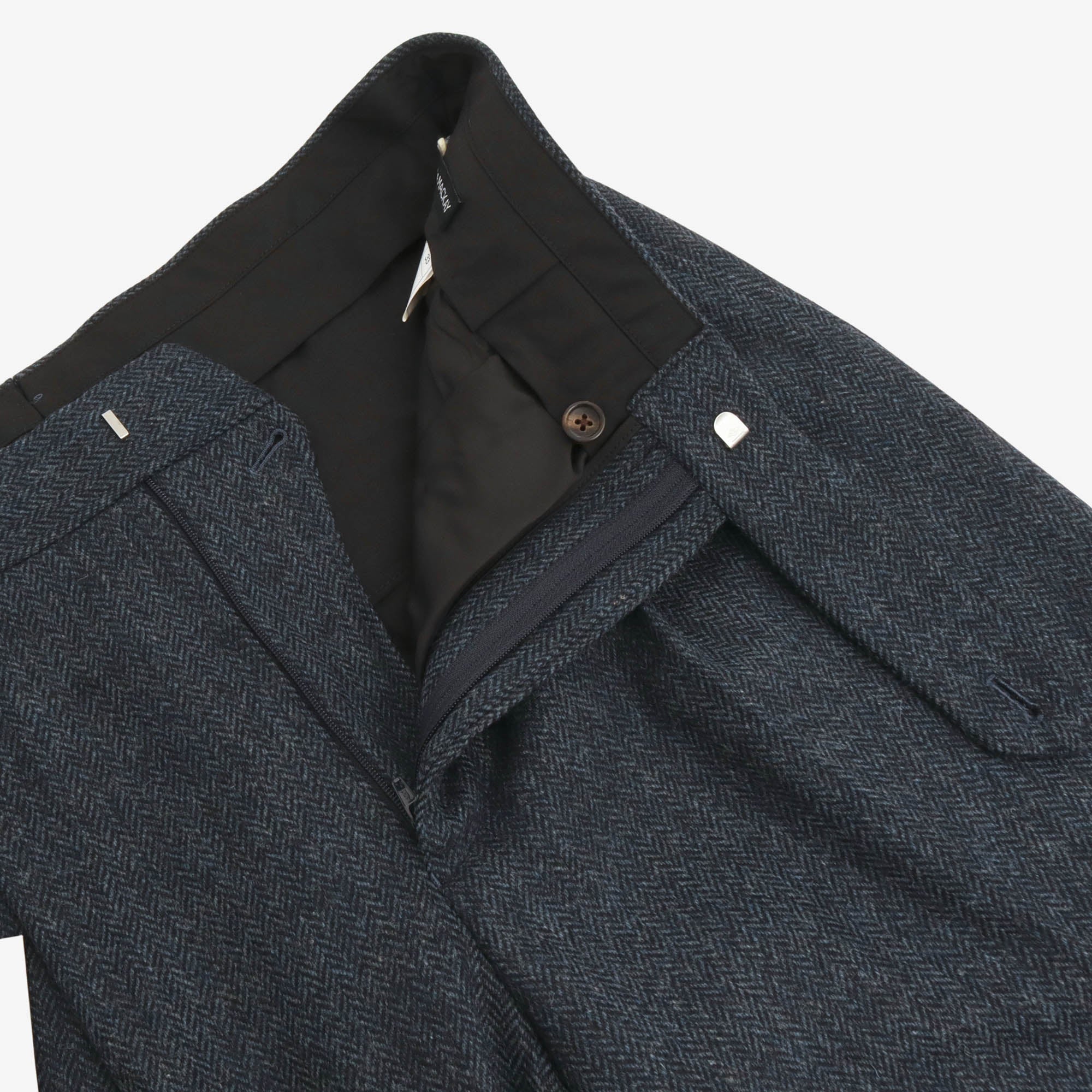 Herringbone Wool Trousers (33W X 29L)