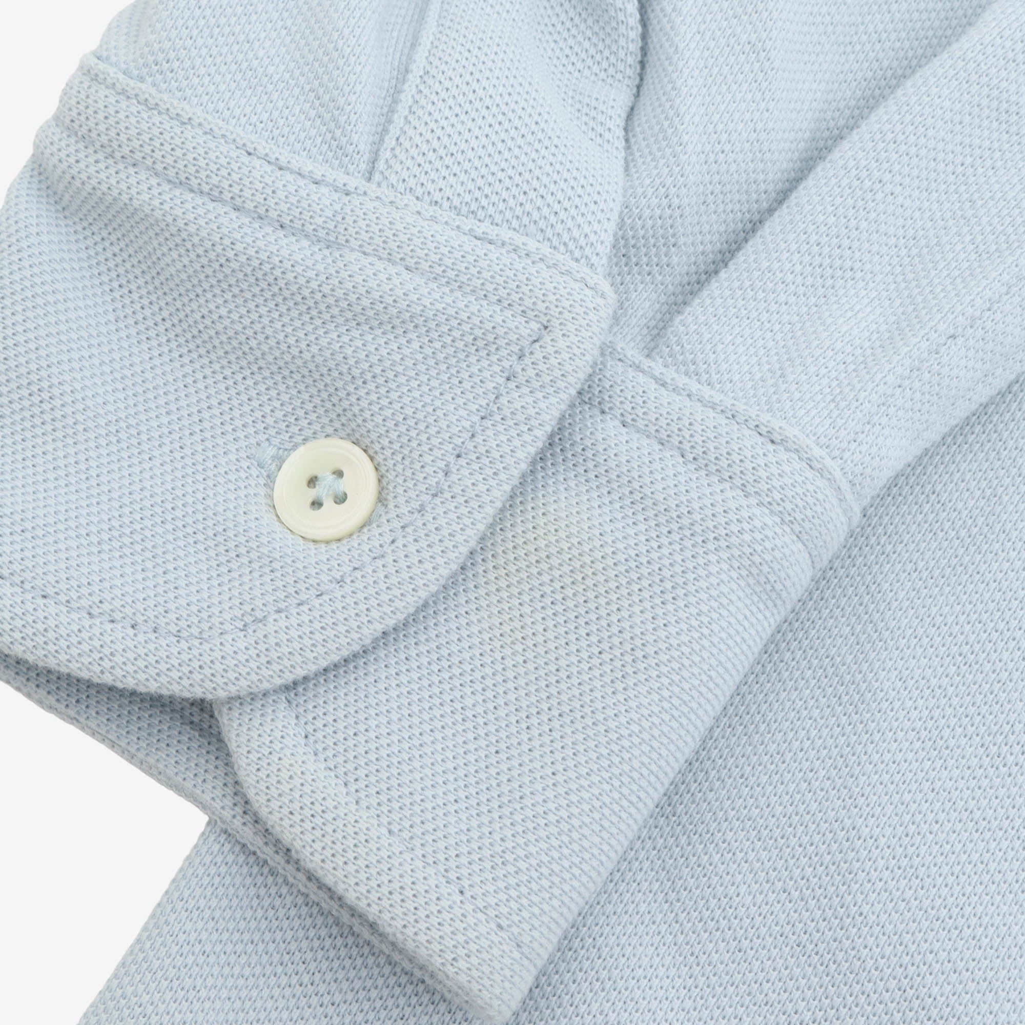 Spread Collar Pique Shirt
