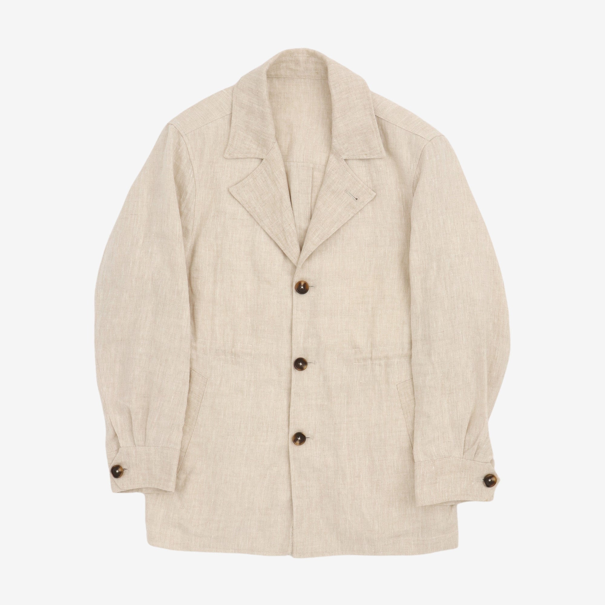 Unstructured Linen Jacket