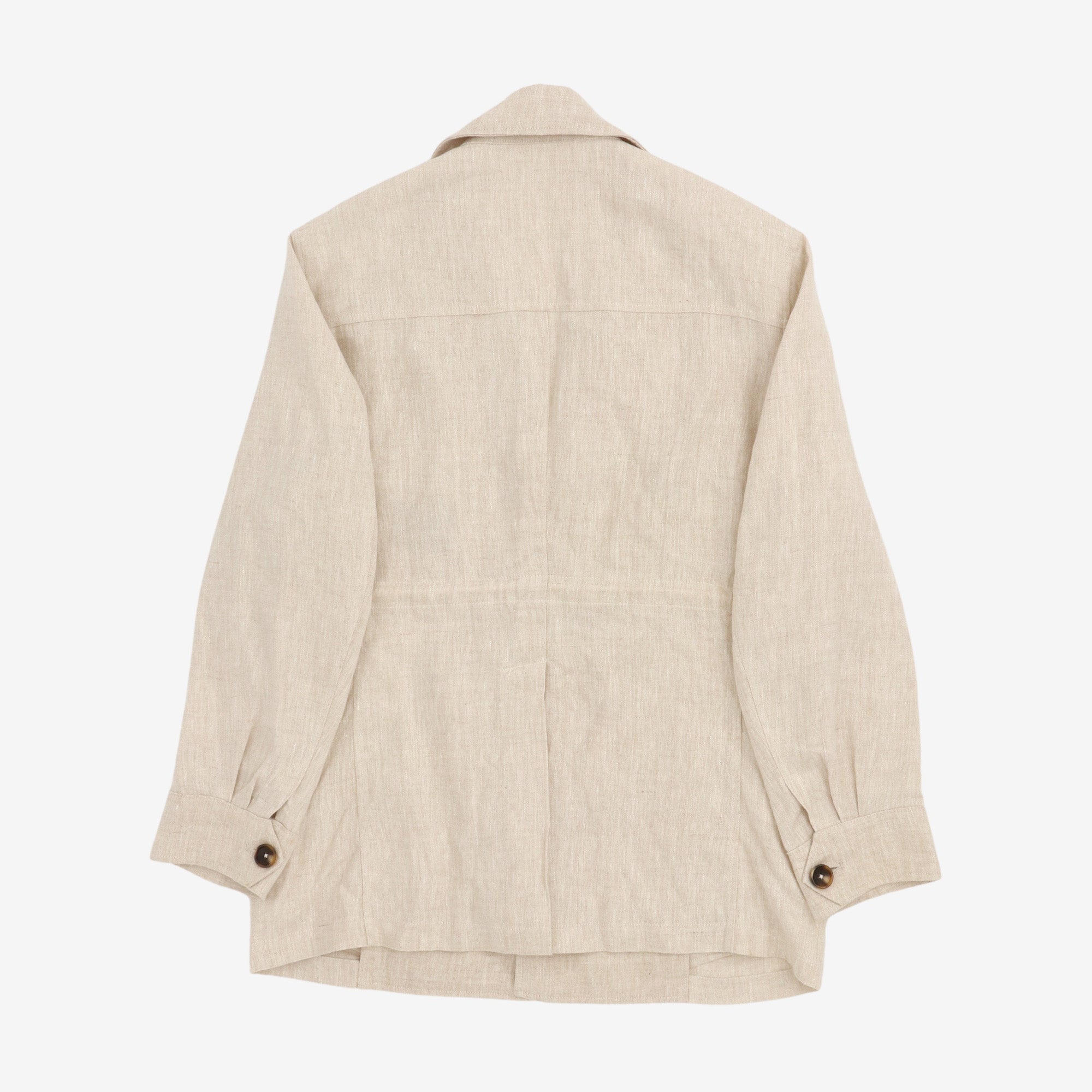 Unstructured Linen Jacket