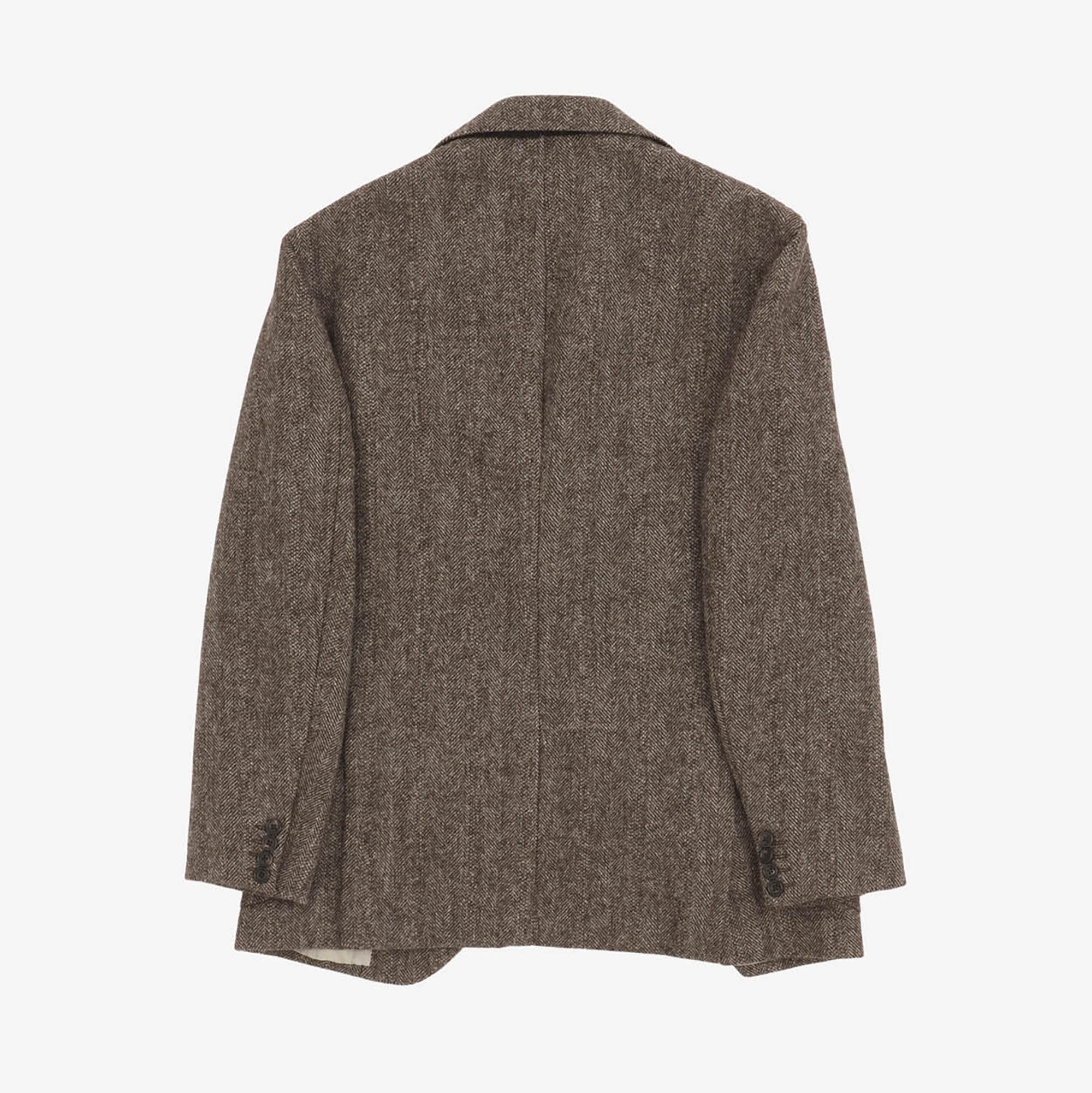 Herringbone Wool Sport Jacket