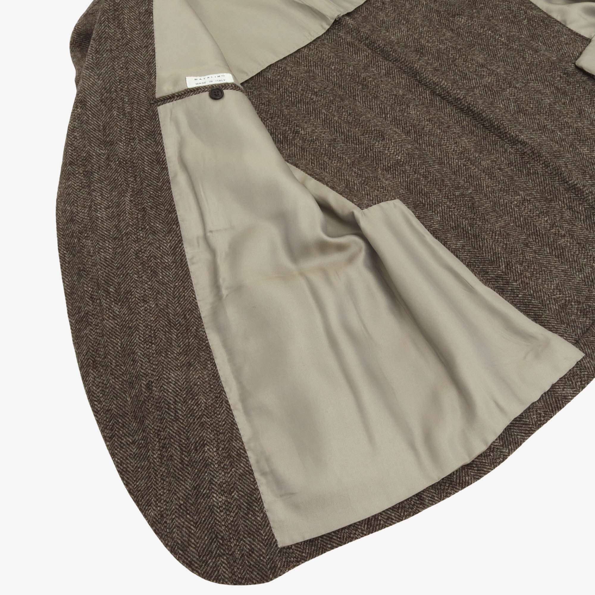 Herringbone Wool Sport Jacket