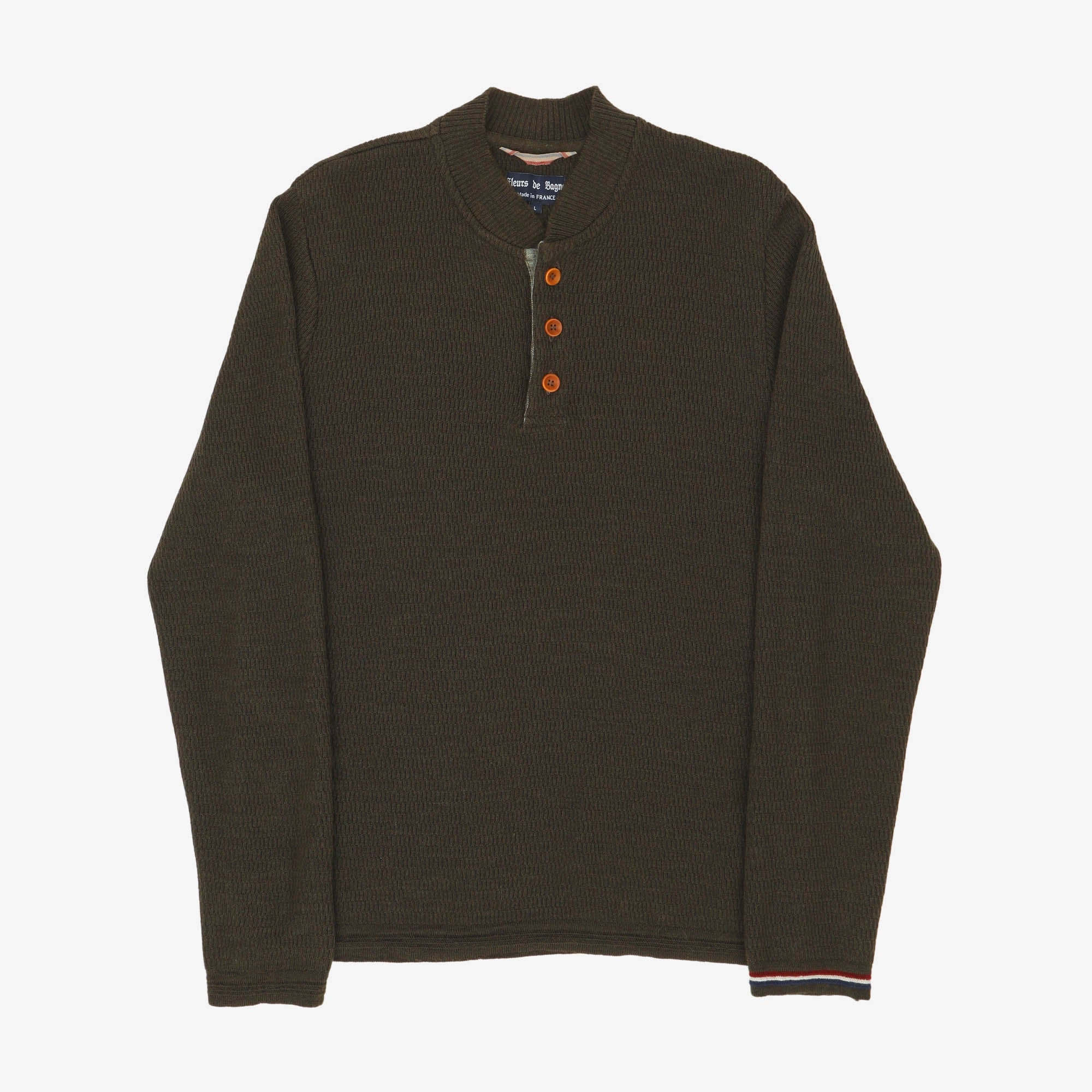 Le Pull Manda Leca Knit Henley